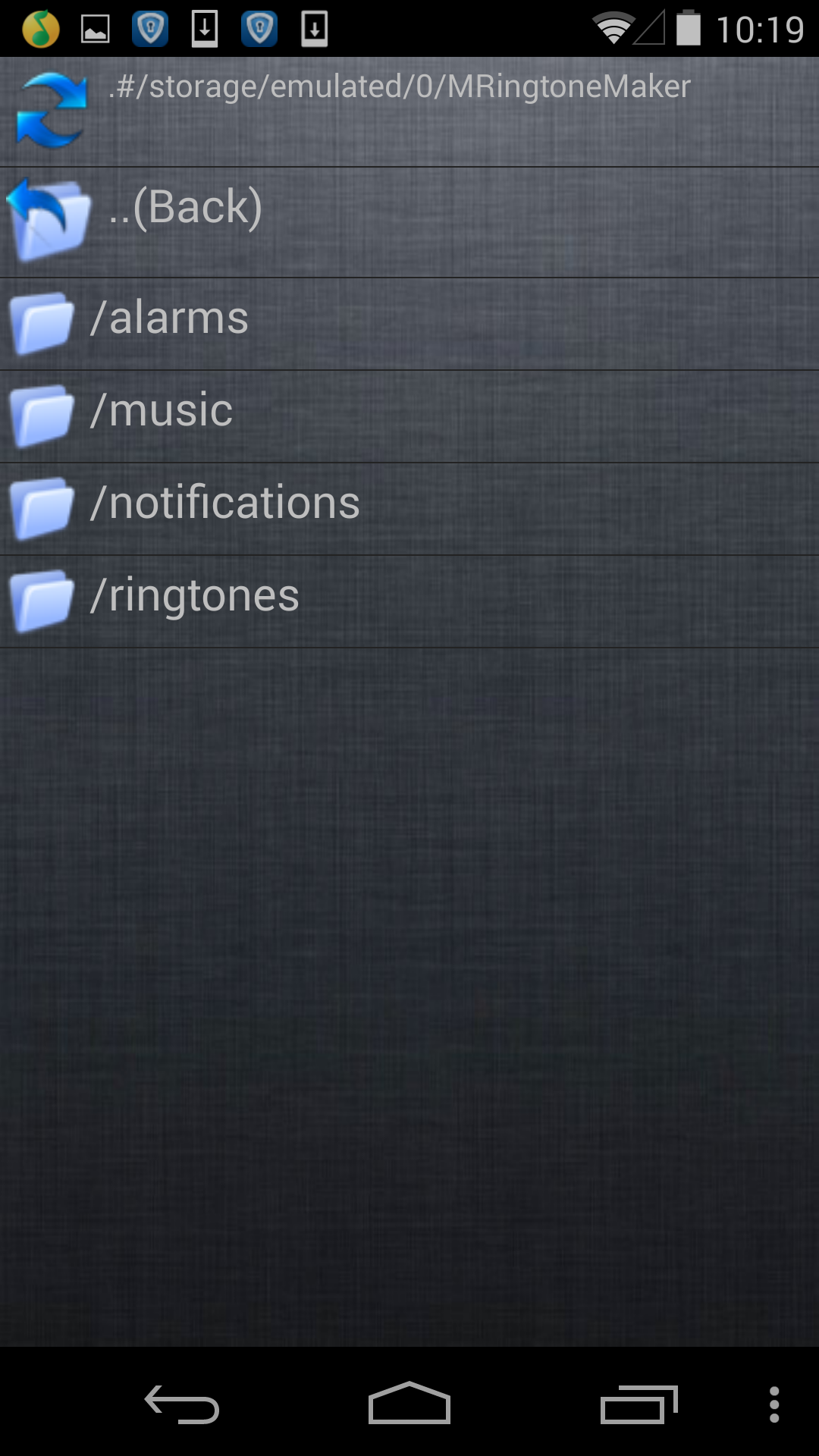 اسکرین شات 5 برنامه Ringtone Maker - MP3 Cutter