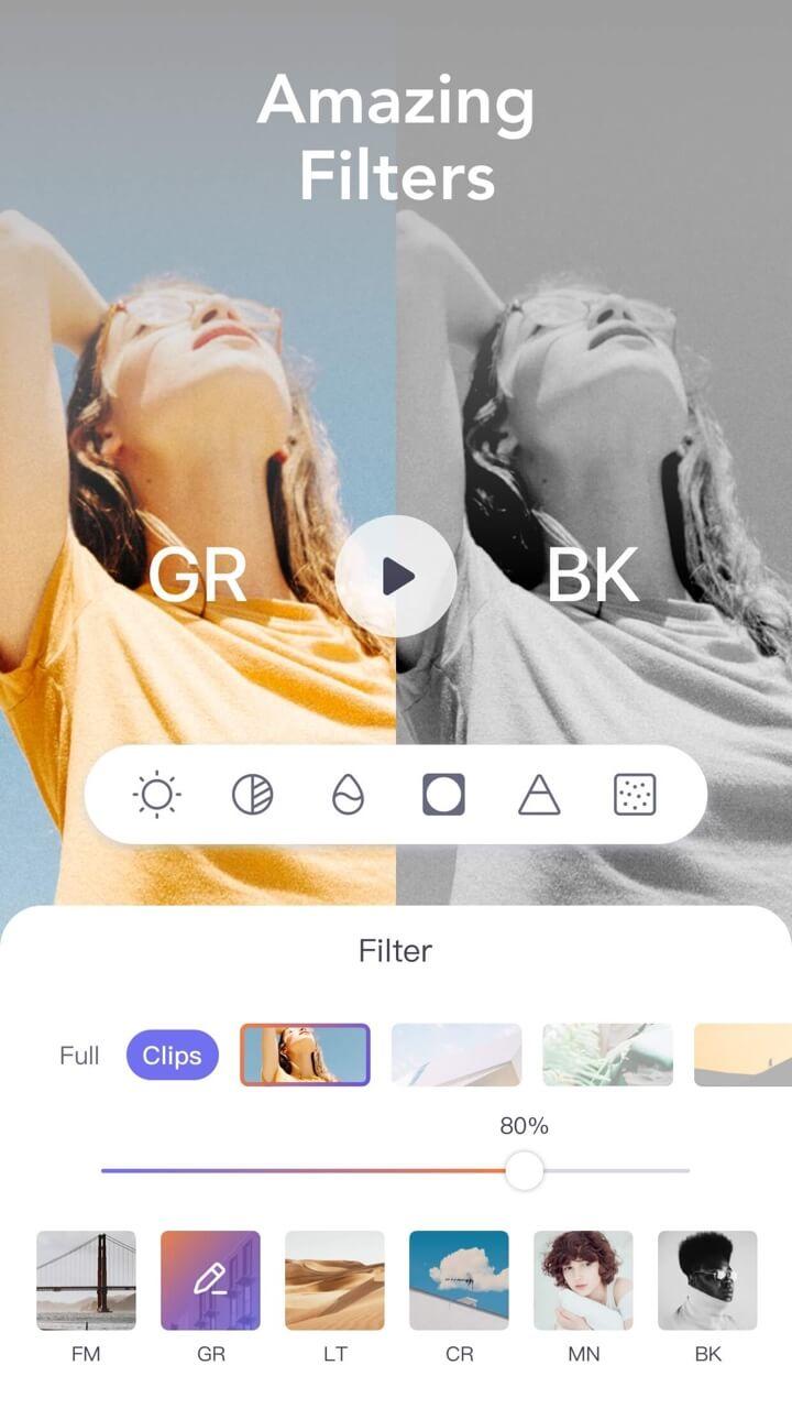 اسکرین شات 2 برنامه AirVid Video Filters & Frames