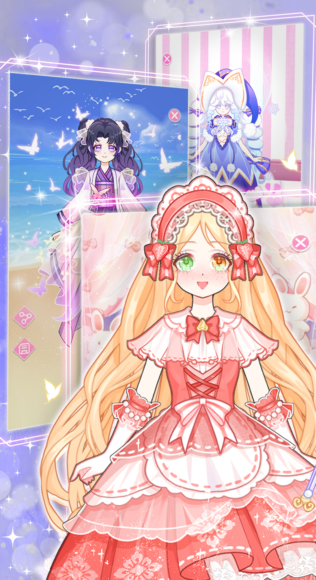 اسکرین شات 6 بازی Anime Princess Dress Up Game