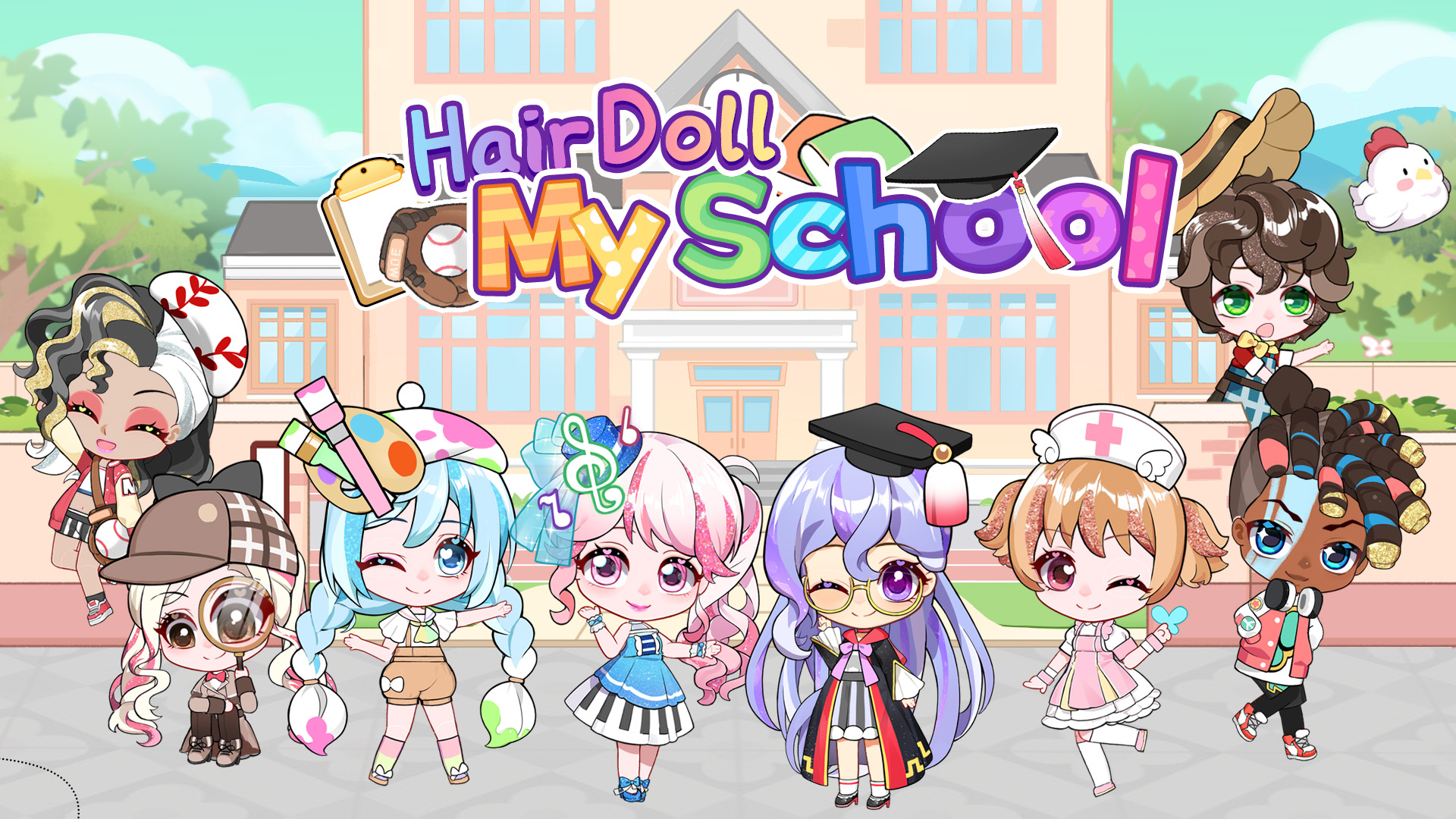 اسکرین شات 2 بازی Chibi Doll: My School