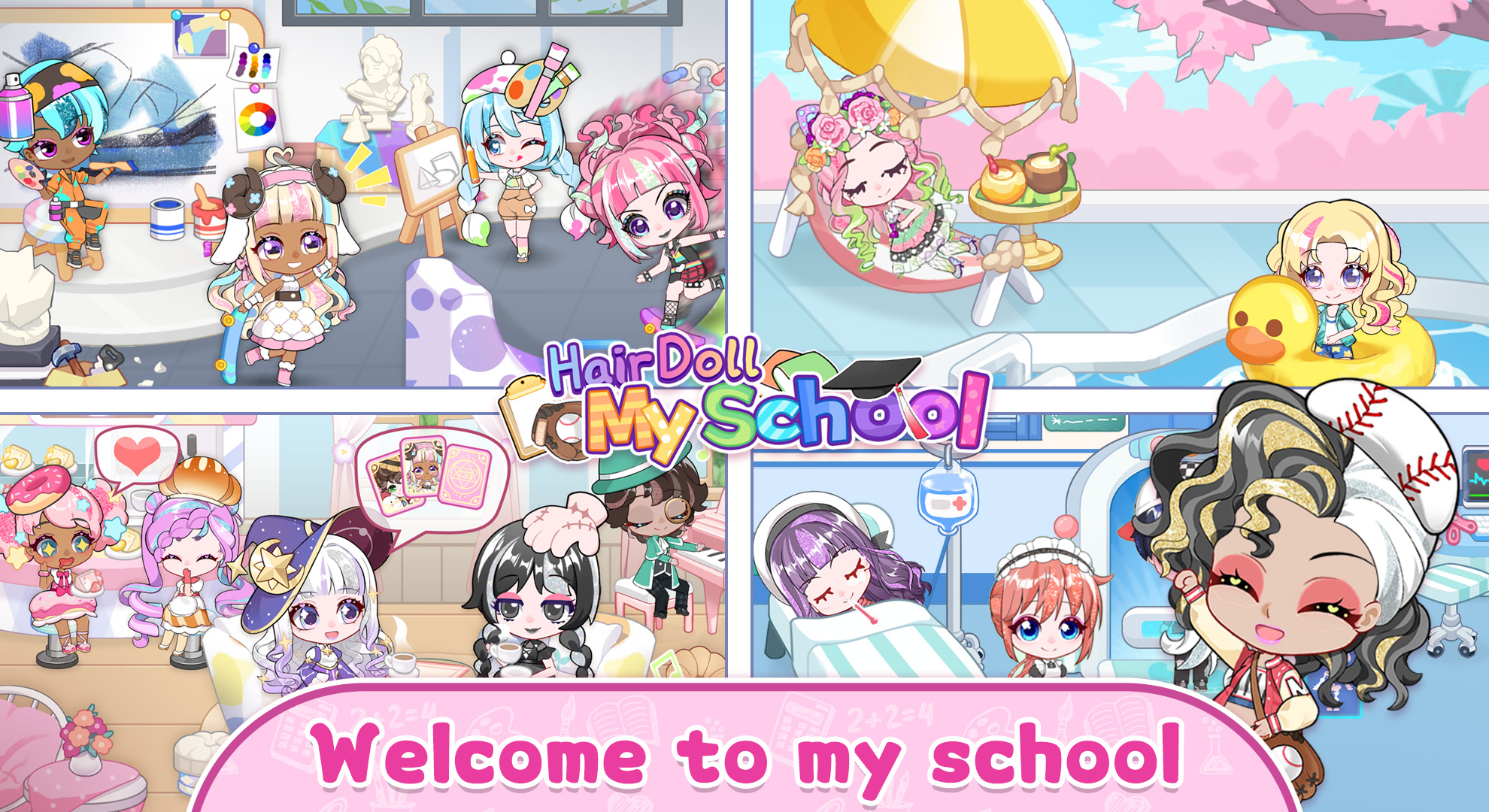 اسکرین شات 1 بازی Chibi Doll: My School
