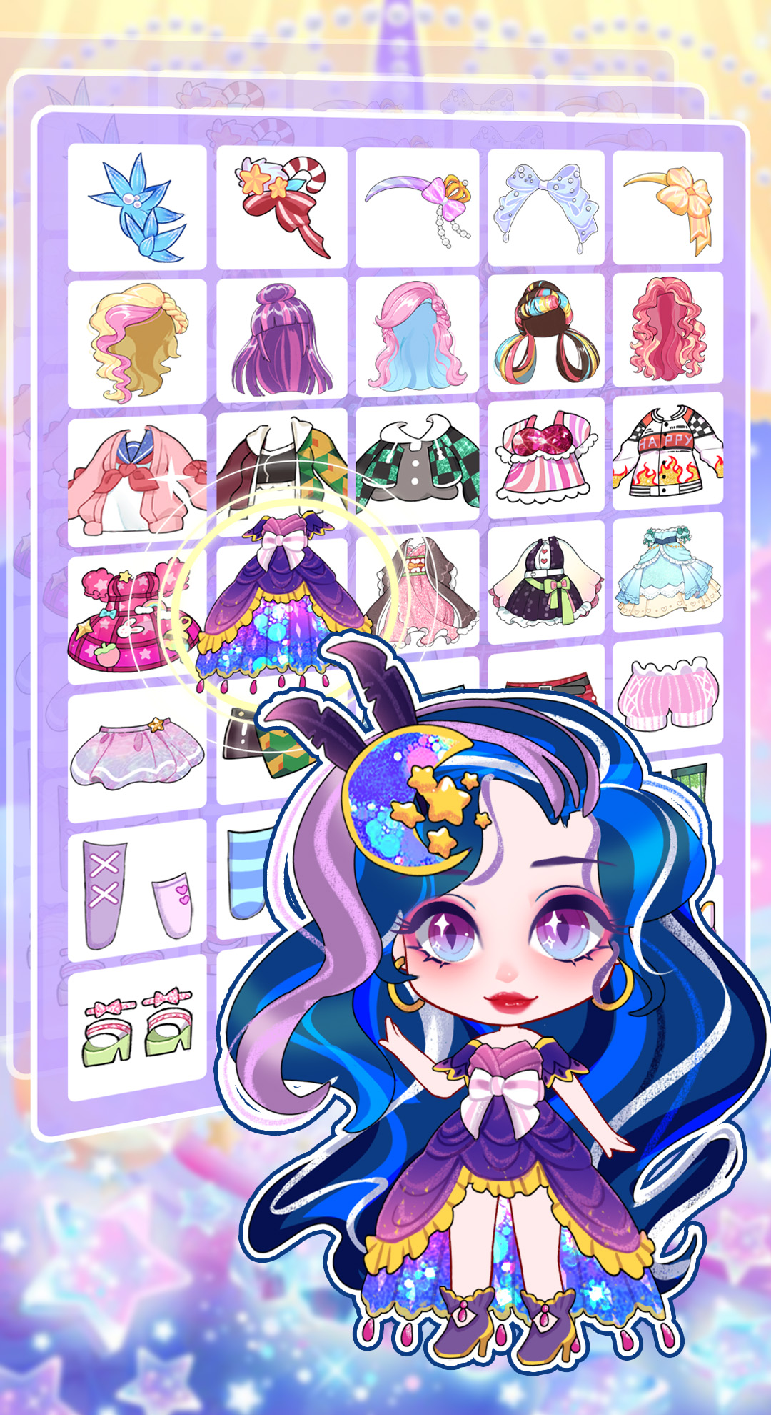 اسکرین شات 2 بازی Hair Doll 2：Dress Up Game