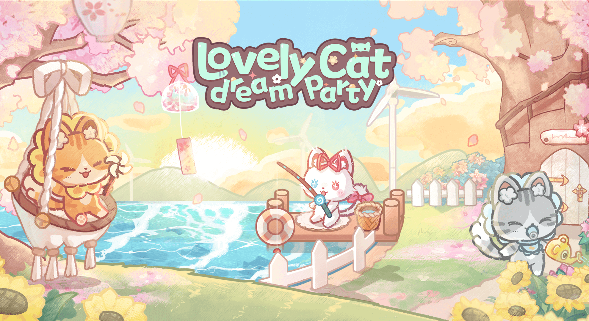 اسکرین شات 5 بازی Lovely cat dream party
