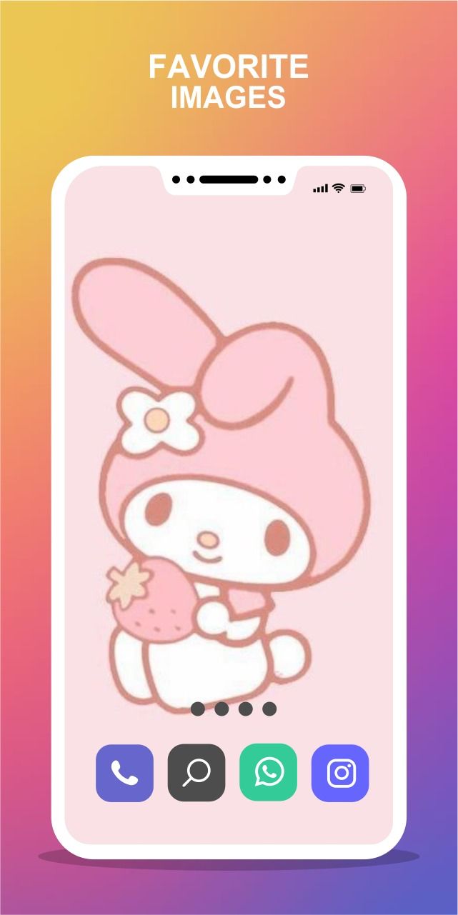 اسکرین شات 1 برنامه Cute Wallpaper My Melody