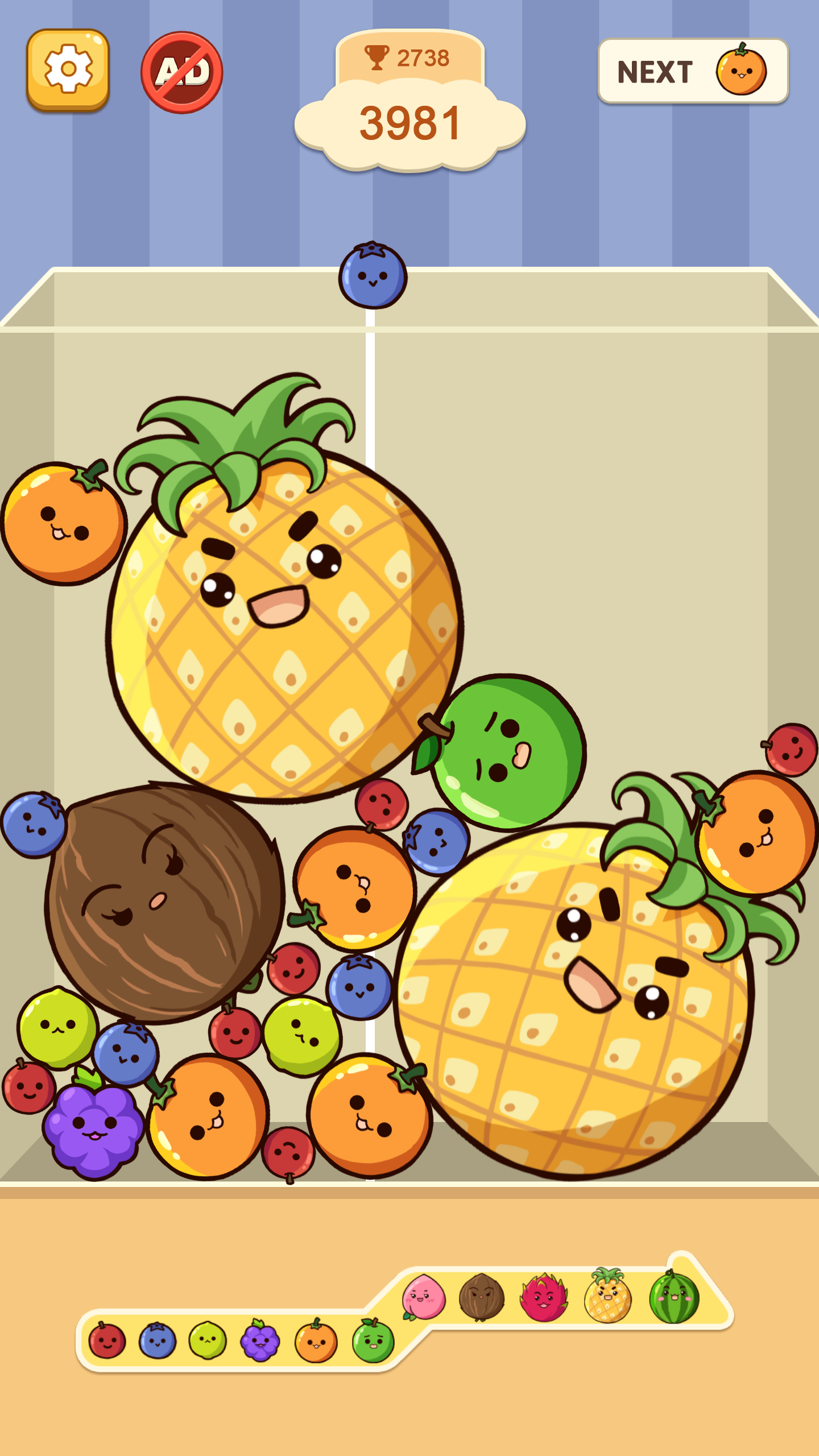 اسکرین شات 5 بازی Fruit Merge™: Match Game