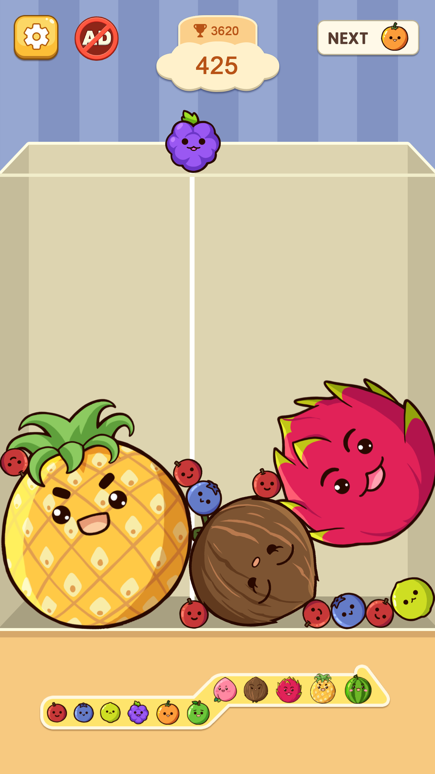 اسکرین شات 1 بازی Fruit Merge™: Match Game