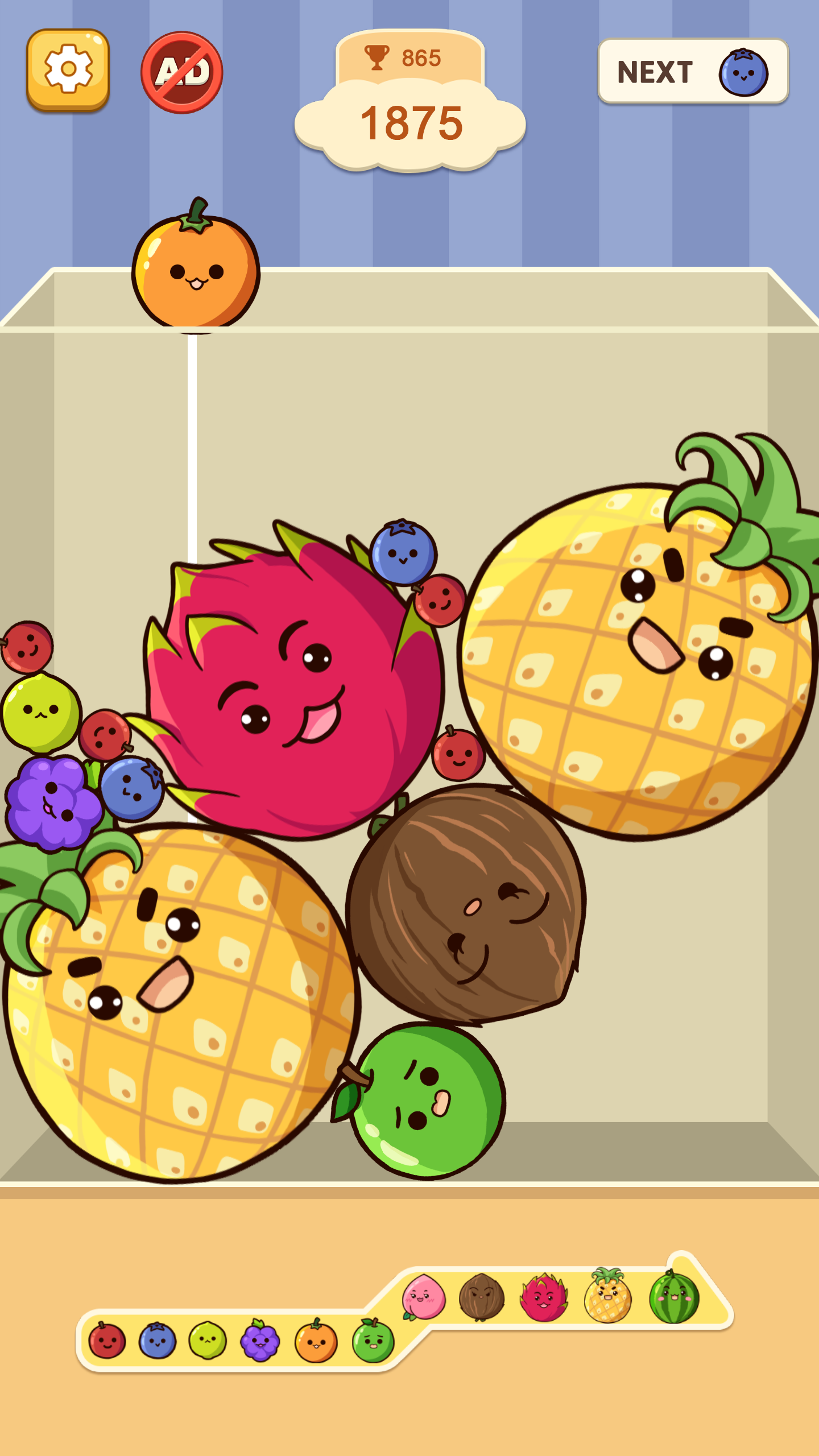 اسکرین شات 2 بازی Fruit Merge™: Match Game