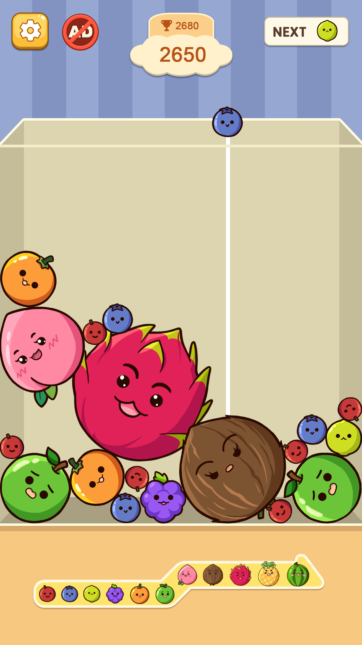 اسکرین شات 3 بازی Fruit Merge™: Match Game