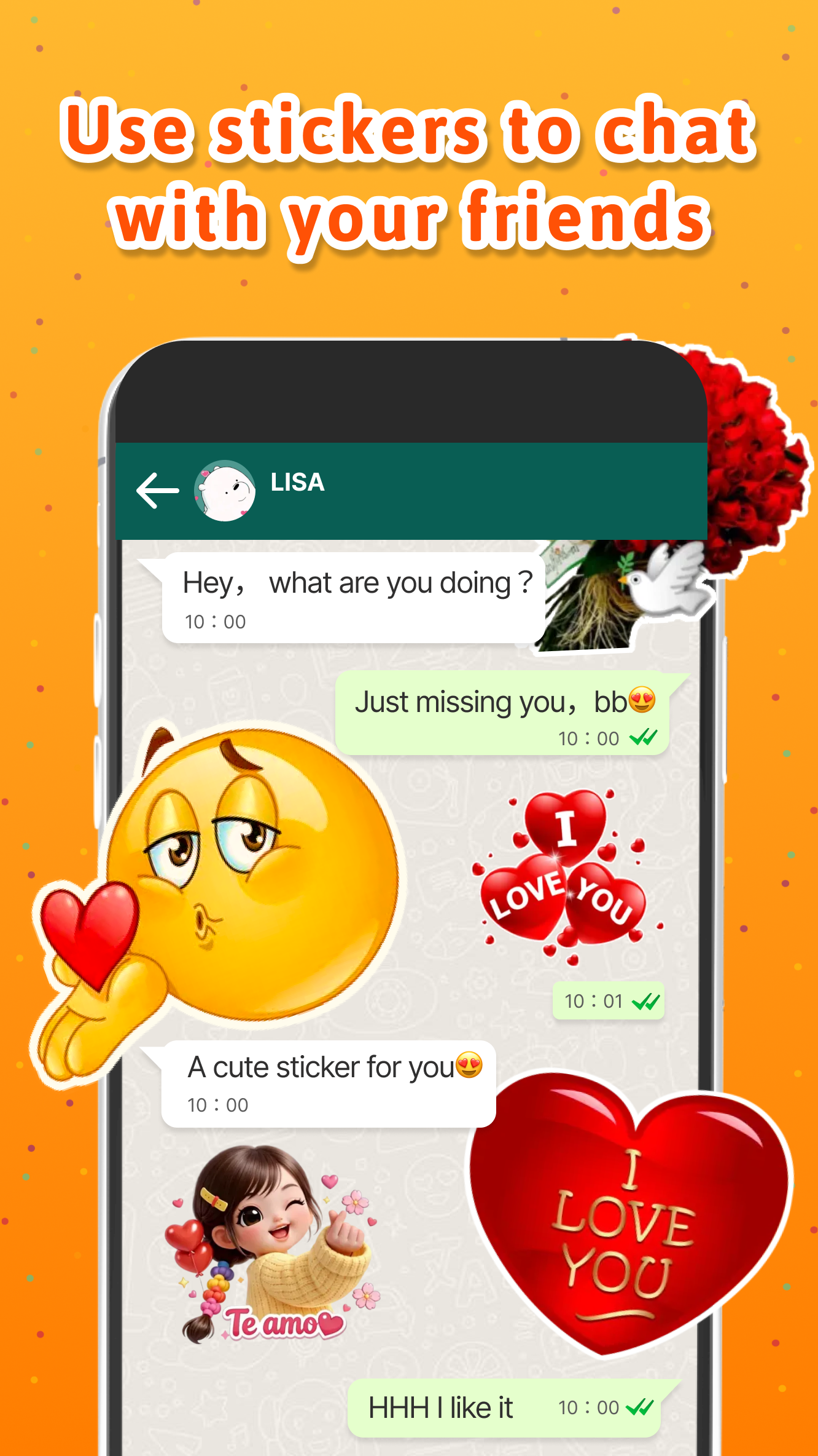 اسکرین شات 1 برنامه Personal stickers StickerMaker