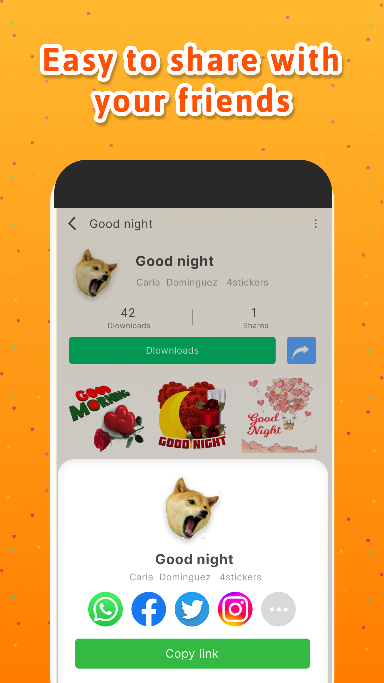 اسکرین شات 4 برنامه Personal stickers StickerMaker