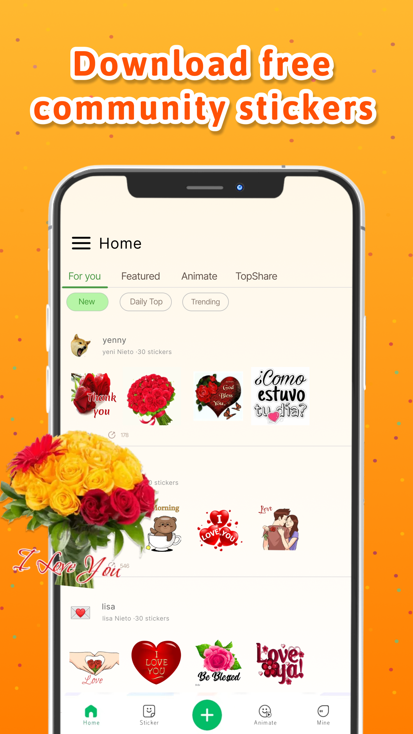 اسکرین شات 3 برنامه Personal stickers StickerMaker