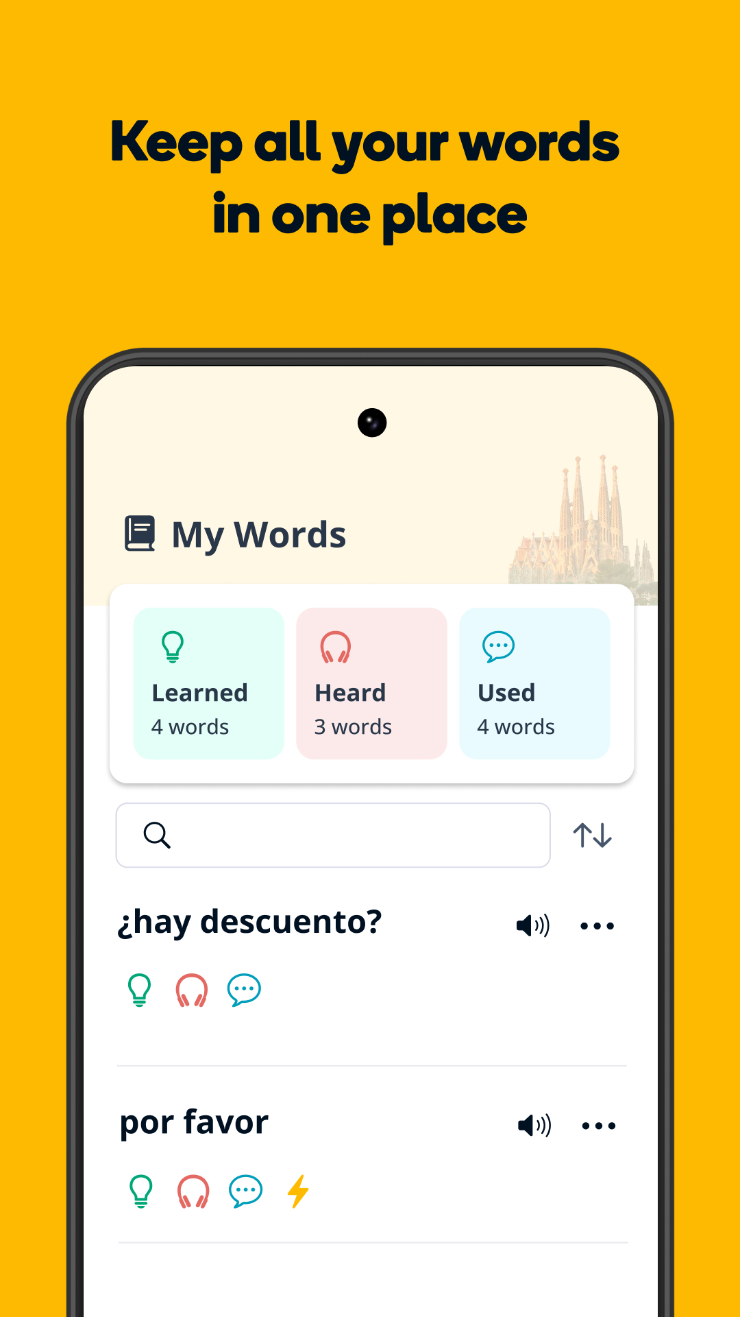 اسکرین شات 7 برنامه Memrise: Fun language lessons