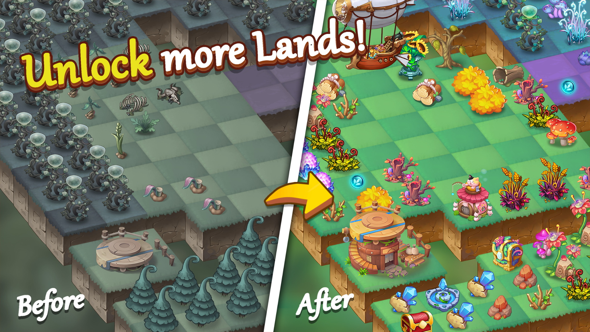 اسکرین شات 5 بازی Merge Elves-Merge 3 Puzzles