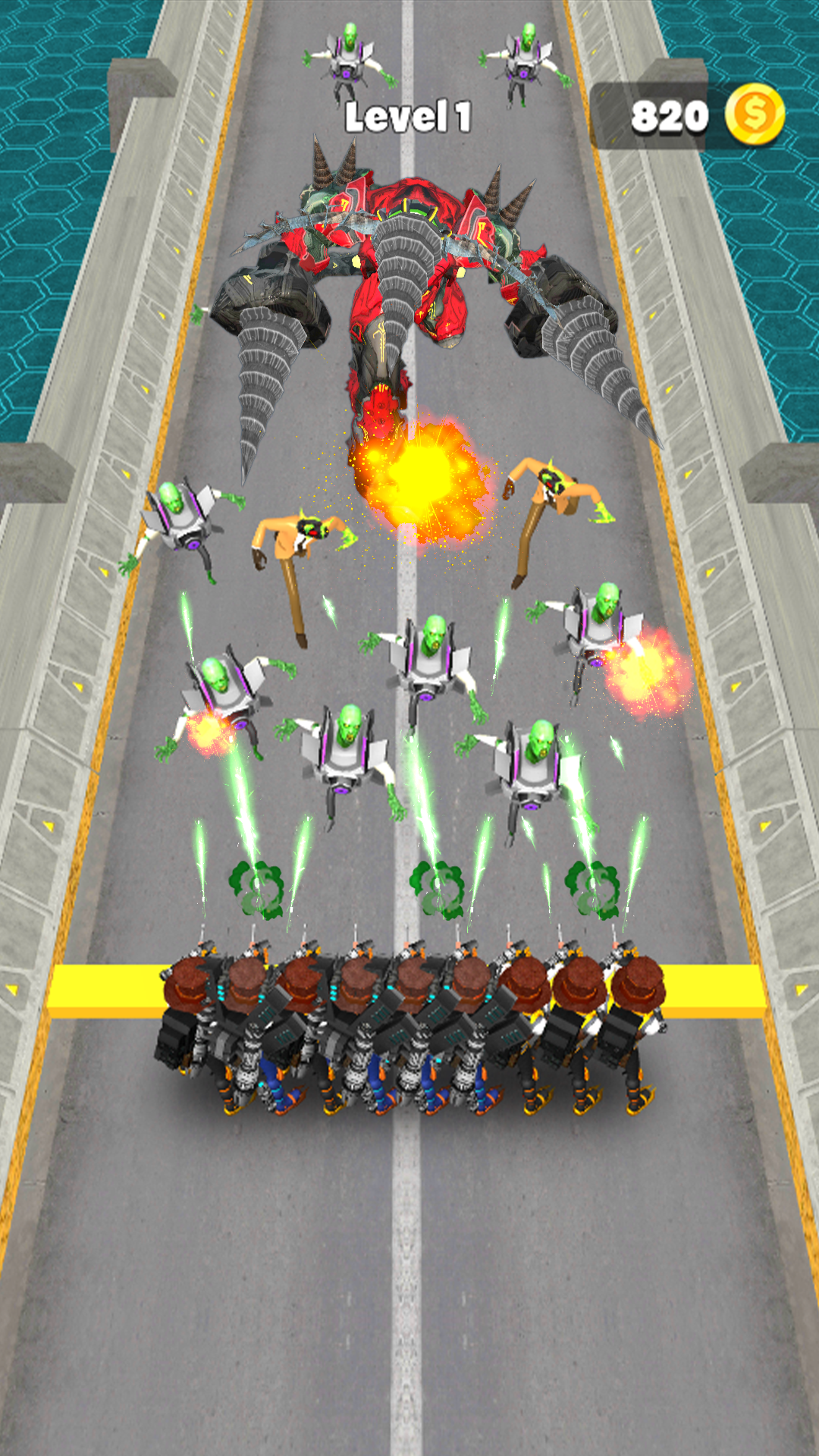 اسکرین شات 3 بازی Merge Master: Zombie Evolution