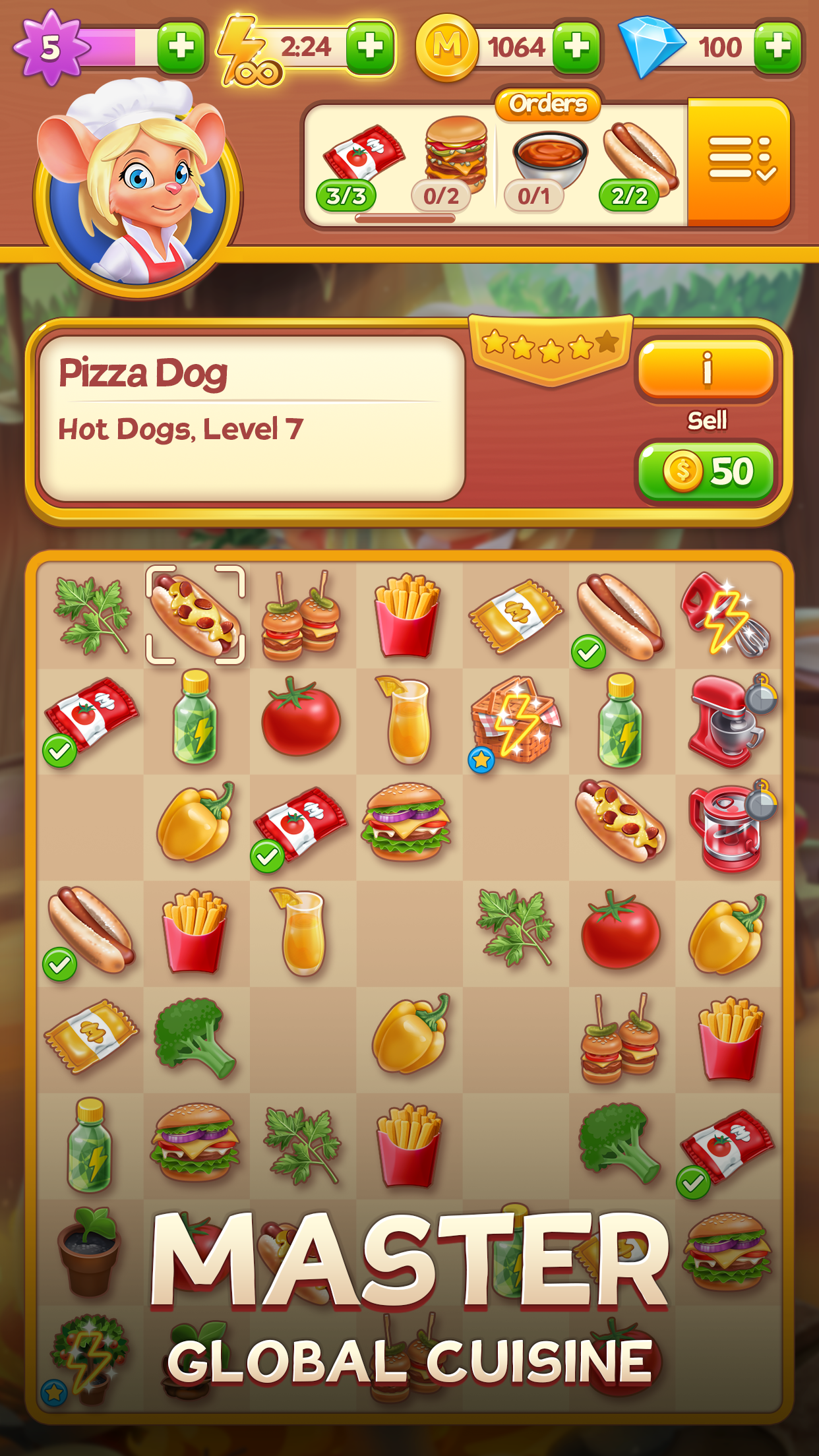 اسکرین شات 5 بازی Merge Inn - Cafe Merge Game
