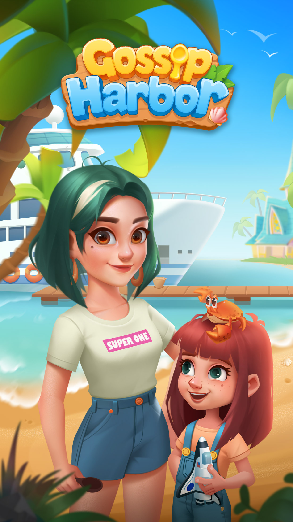اسکرین شات 7 بازی Gossip Harbor®: Merge & Story