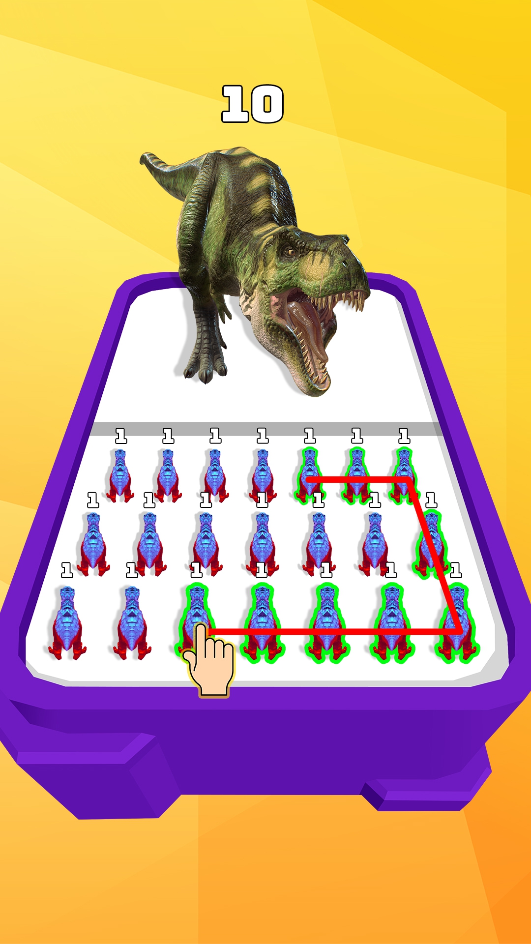 اسکرین شات 2 بازی Merge Dinosaurs Battle Fight