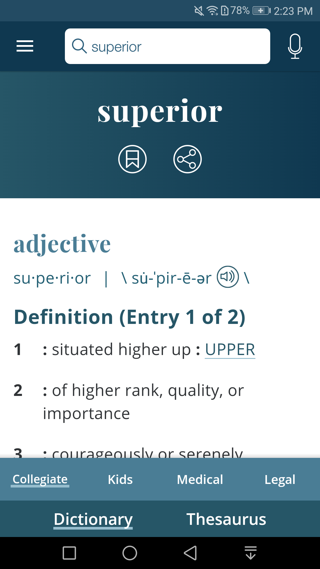 اسکرین شات 8 برنامه Dictionary - Merriam-Webster
