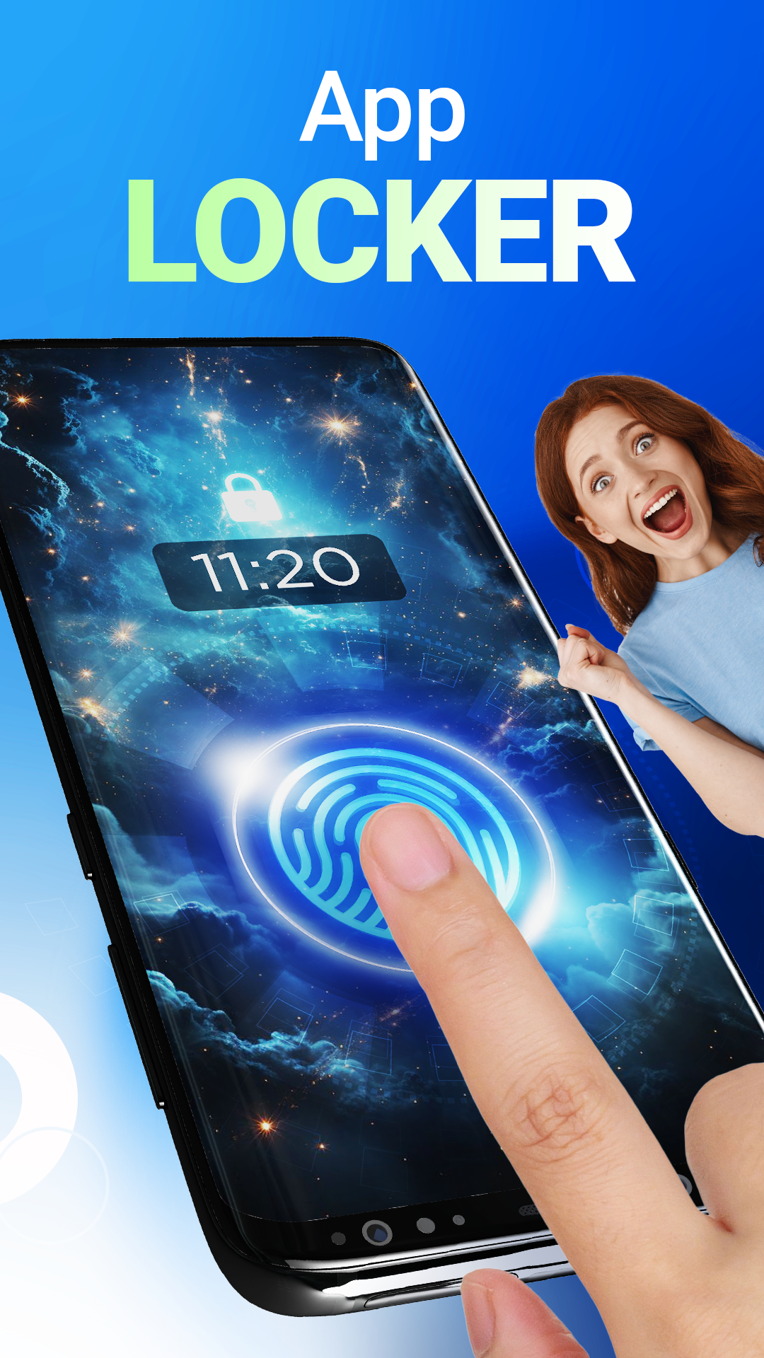 اسکرین شات 1 برنامه App locker: Fingerprint lock