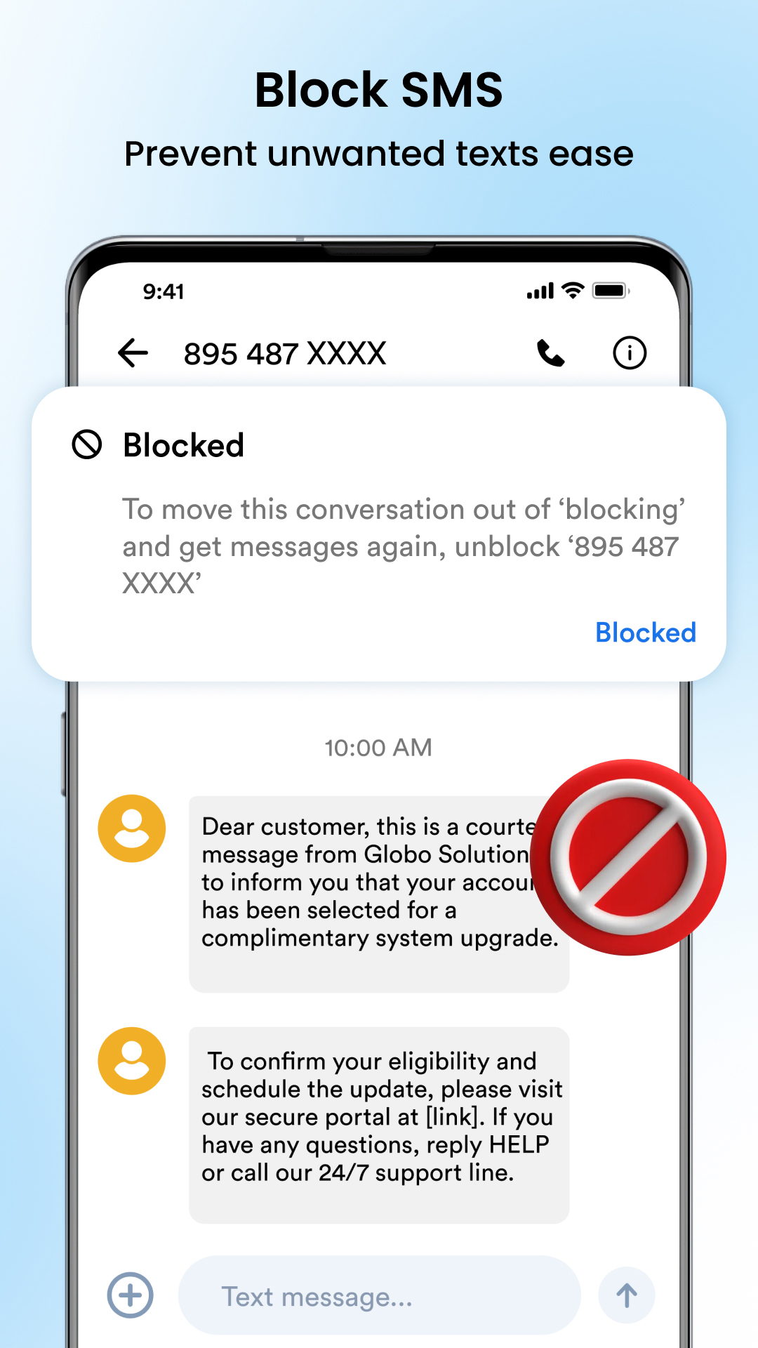 اسکرین شات 5 برنامه Messages: SMS Message Text App