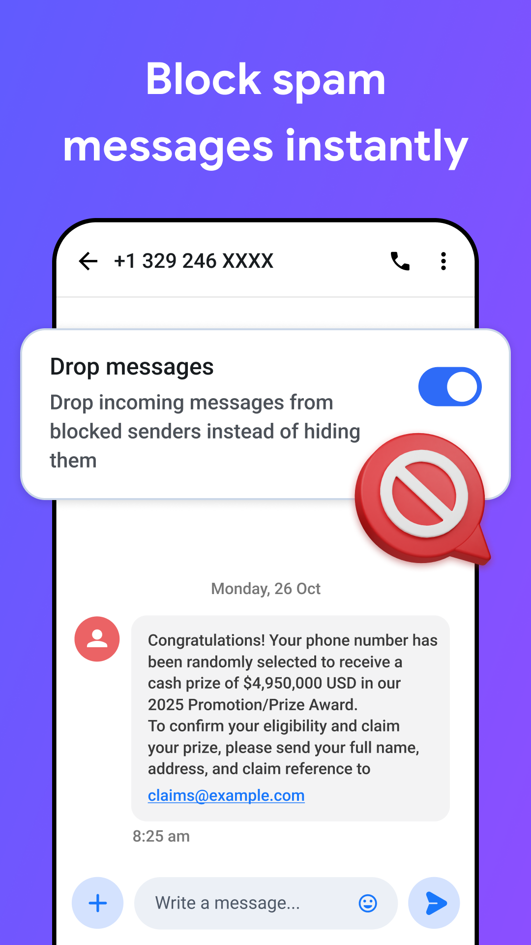 اسکرین شات 4 برنامه Messages