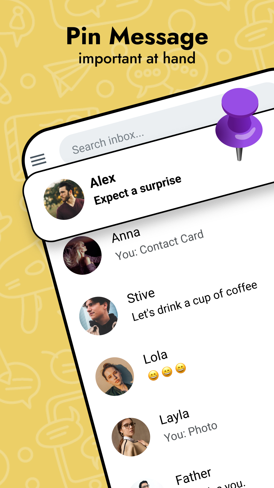 اسکرین شات 3 برنامه Messages - SMS Texting App
