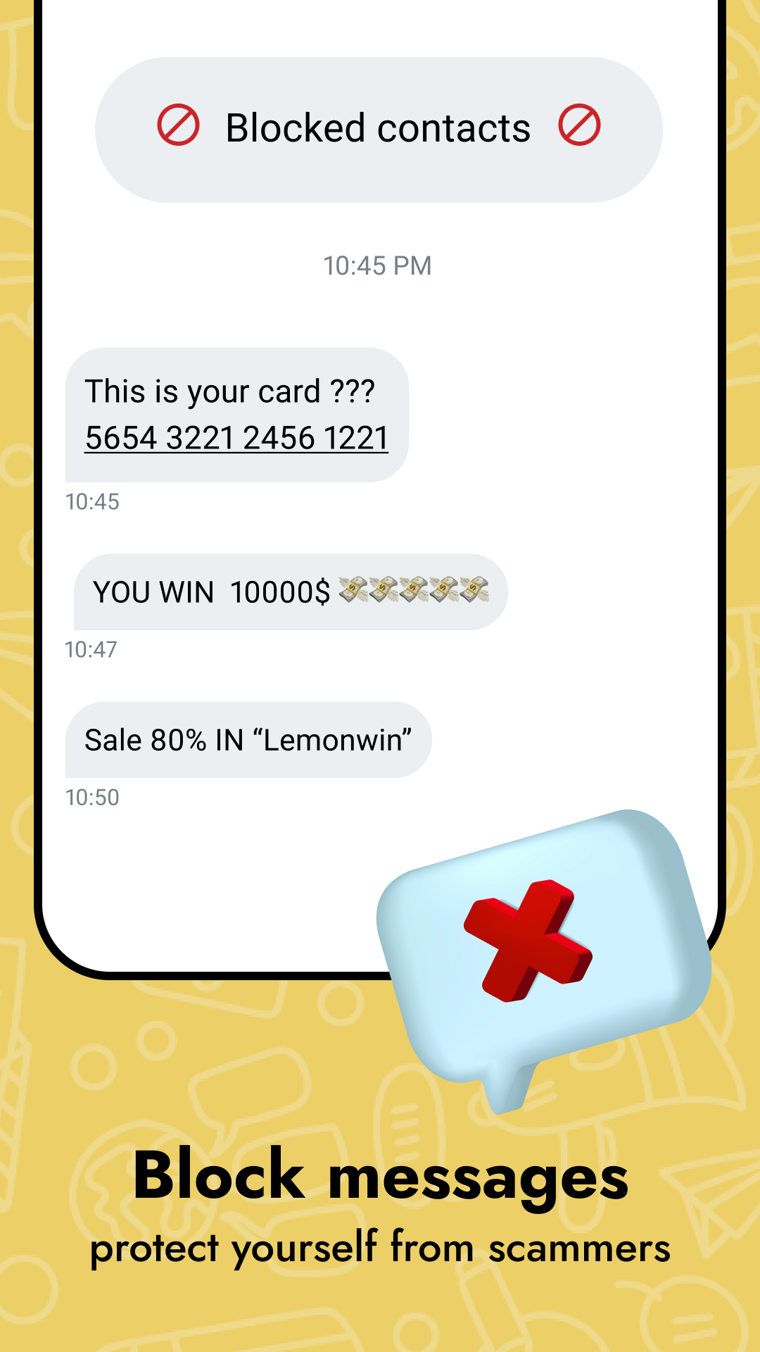 اسکرین شات 7 برنامه Messages - SMS Texting App