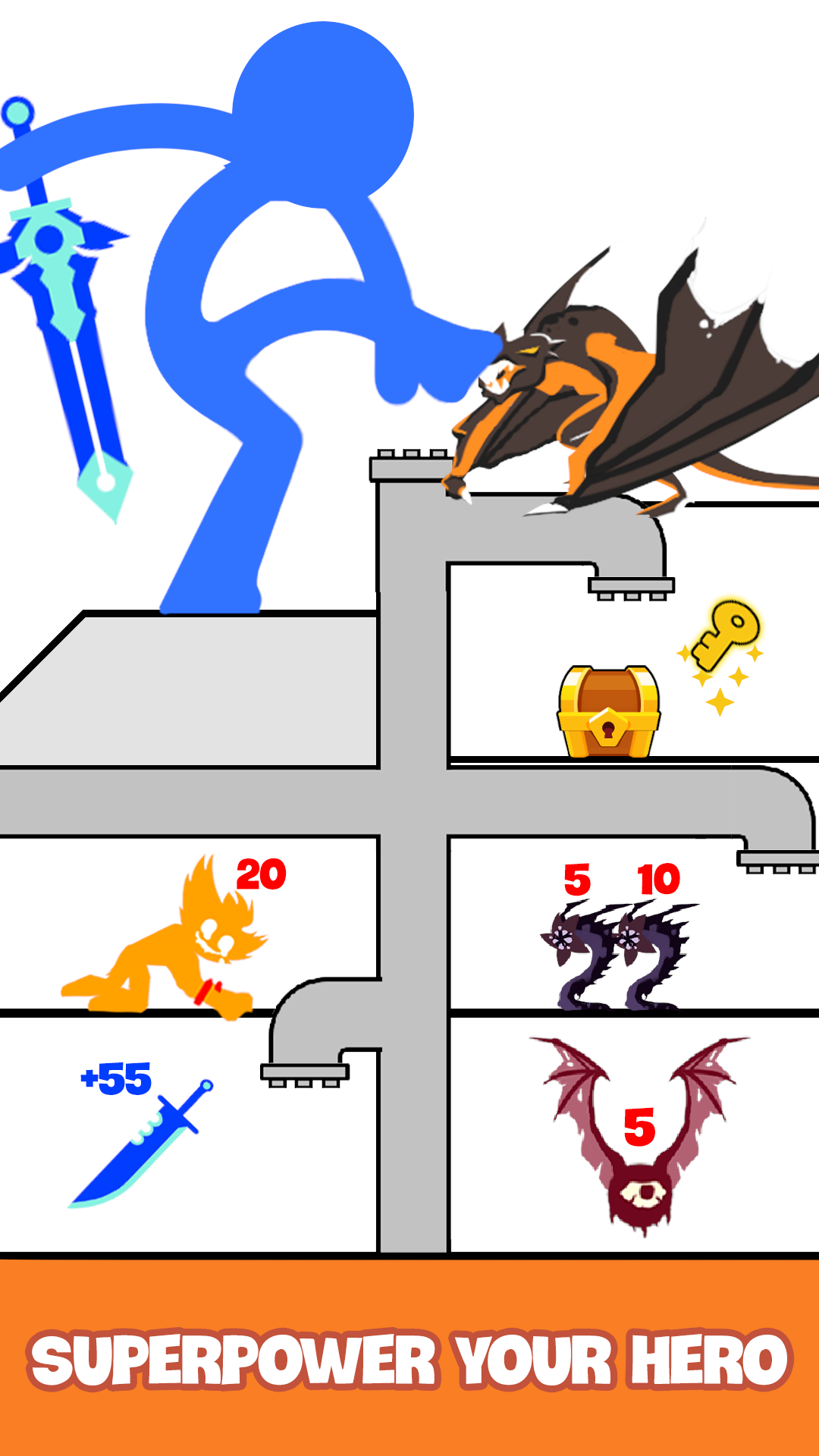 اسکرین شات 4 بازی Stick Hero: Infinity Battle