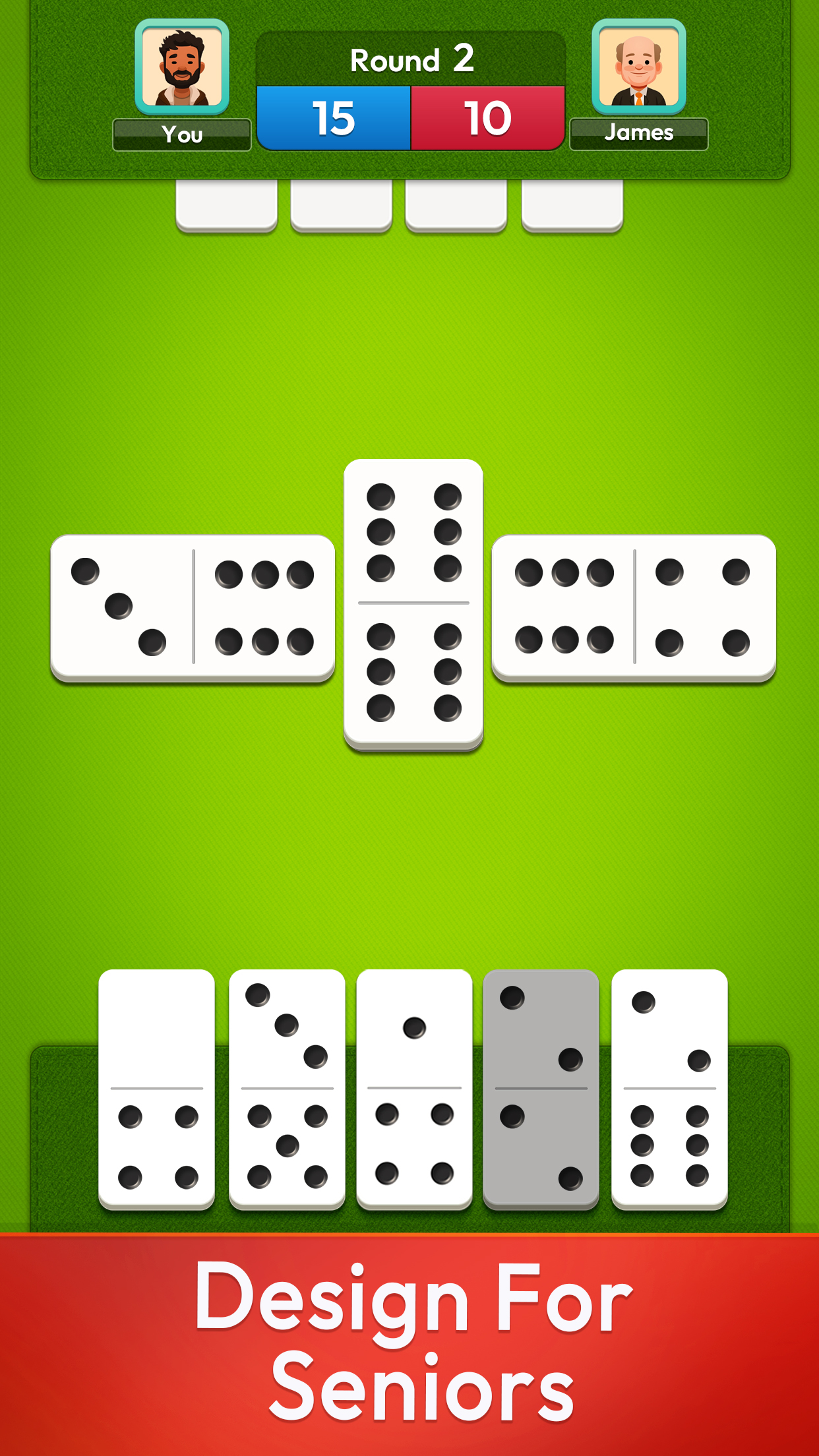 اسکرین شات 4 بازی Arcadia Dominoes for Seniors