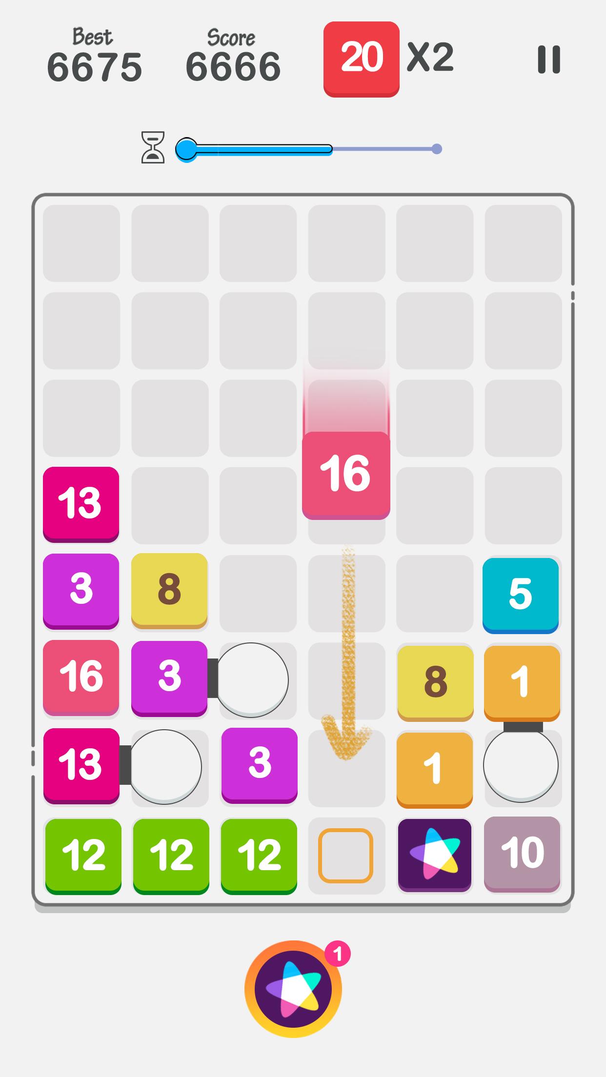 اسکرین شات 2 بازی Drag n Merge: Bubble