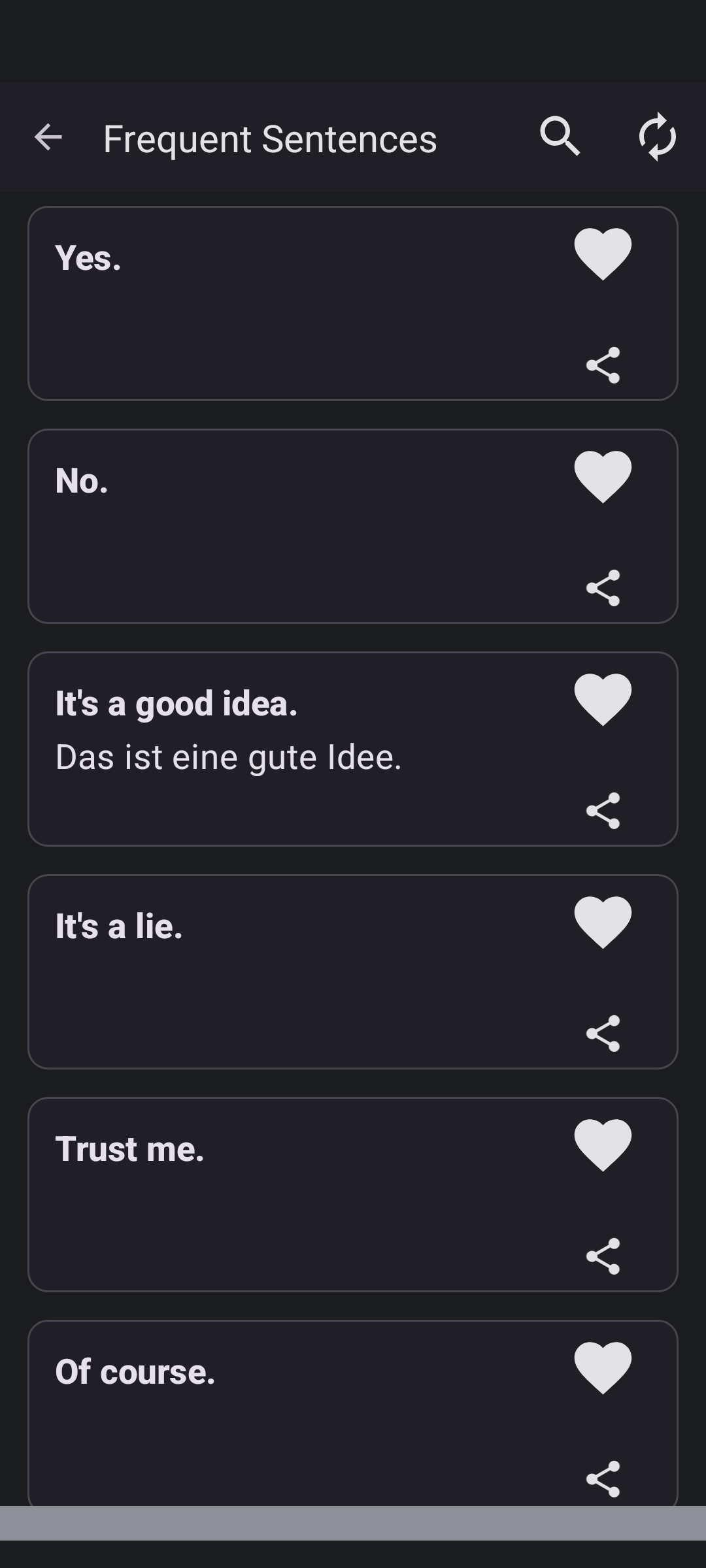 اسکرین شات 2 برنامه Learn German