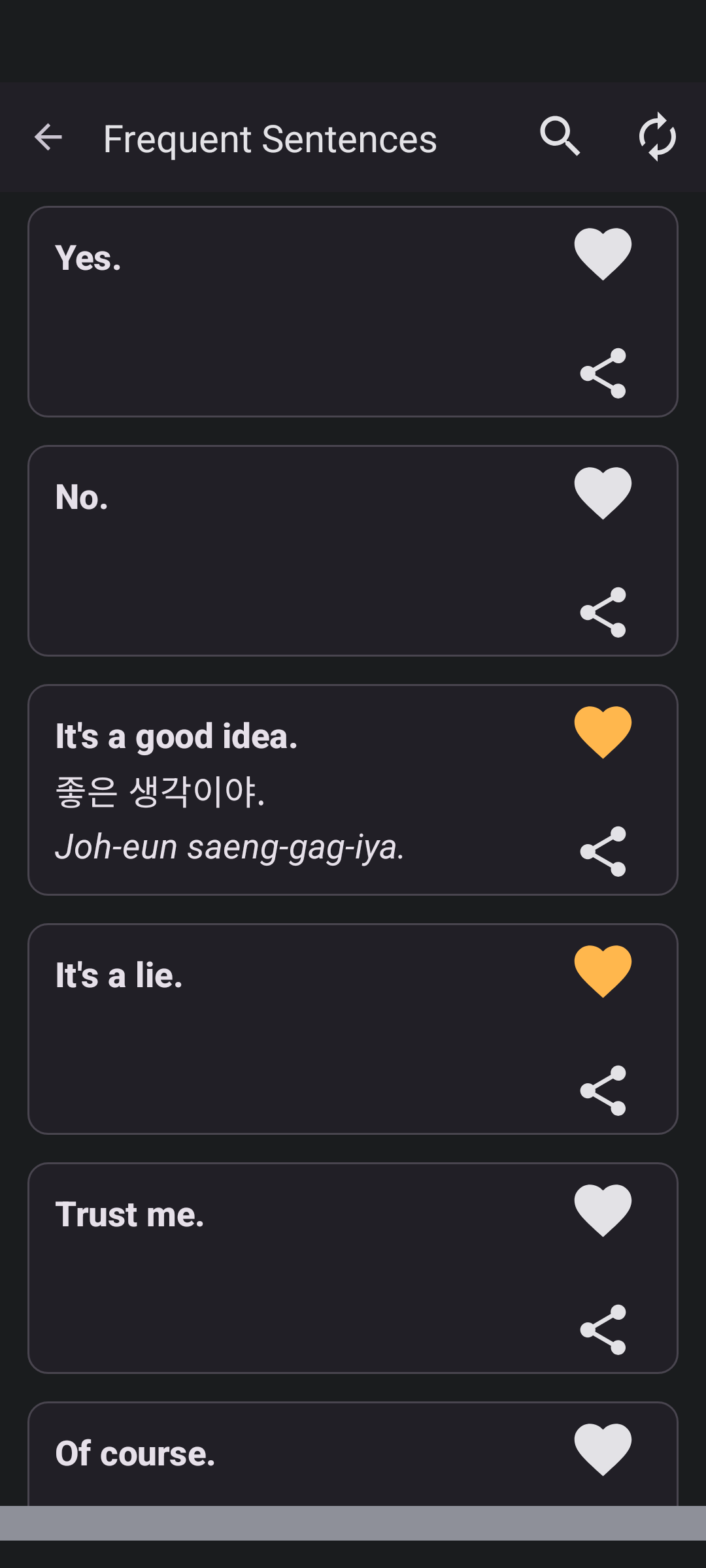 اسکرین شات 2 برنامه Learn Korean