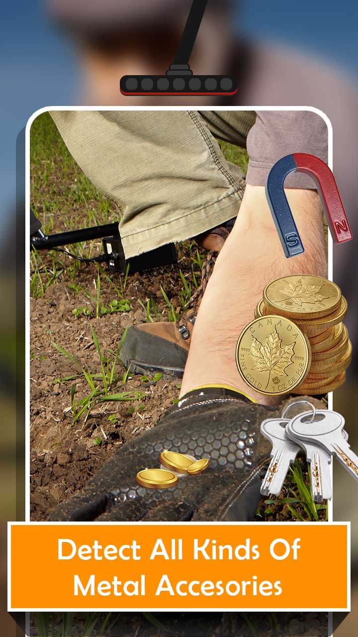 اسکرین شات 2 برنامه Metal Gold Detector with Sound