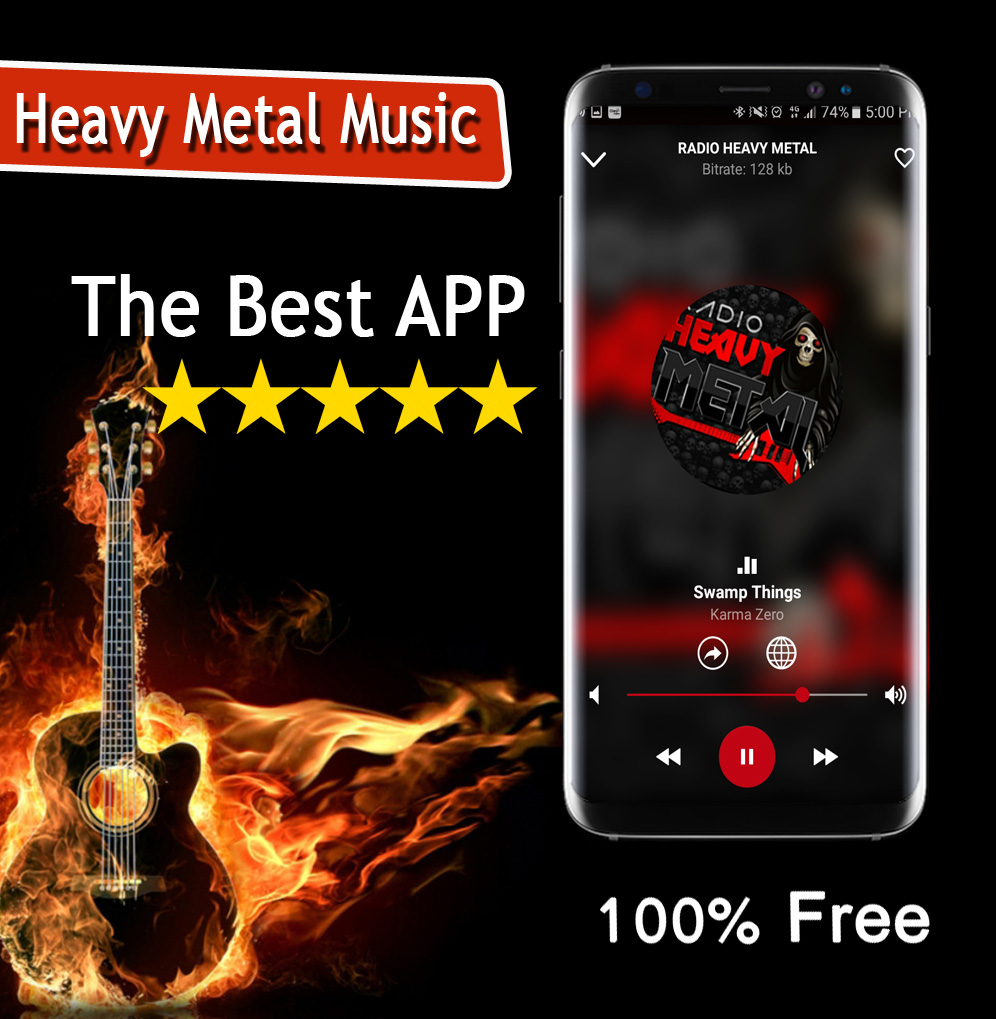 اسکرین شات 6 برنامه Heavy Metal Music