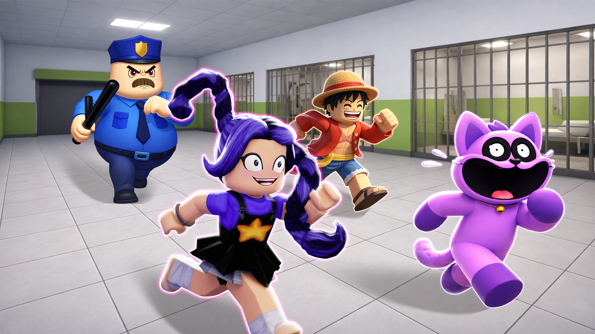 اسکرین شات 1 بازی Prison Escape: 3D Obby Parkour