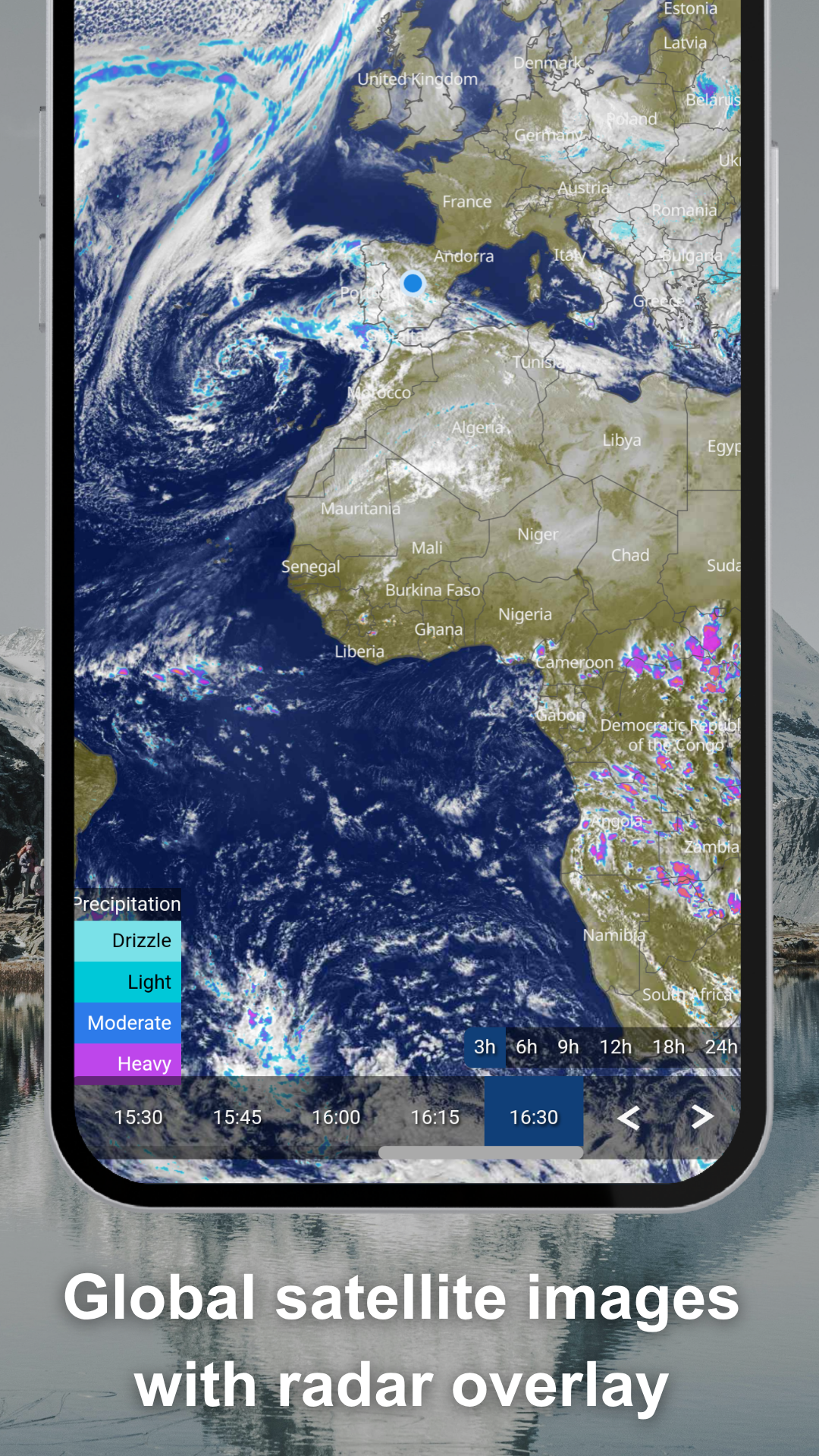 اسکرین شات 8 برنامه meteoblue weather & radar maps