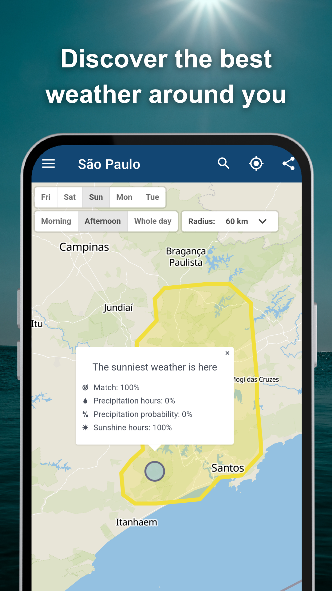 اسکرین شات 4 برنامه meteoblue weather & radar maps