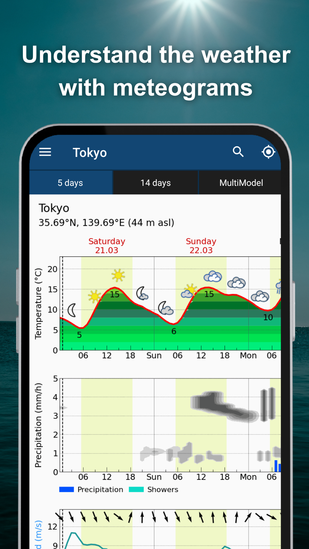 اسکرین شات 2 برنامه meteoblue weather & radar maps