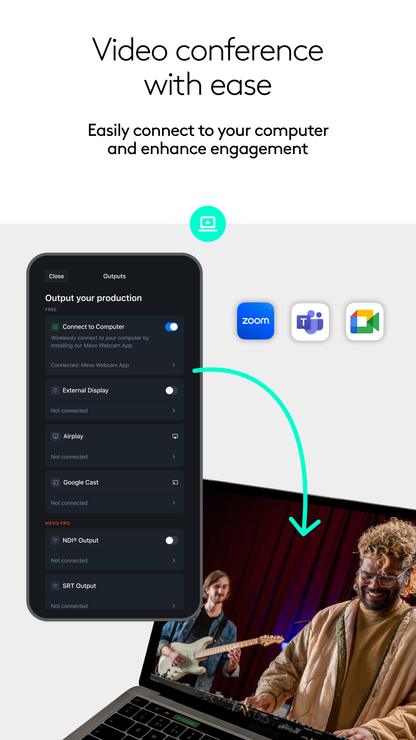 اسکرین شات 4 برنامه Mevo Studio