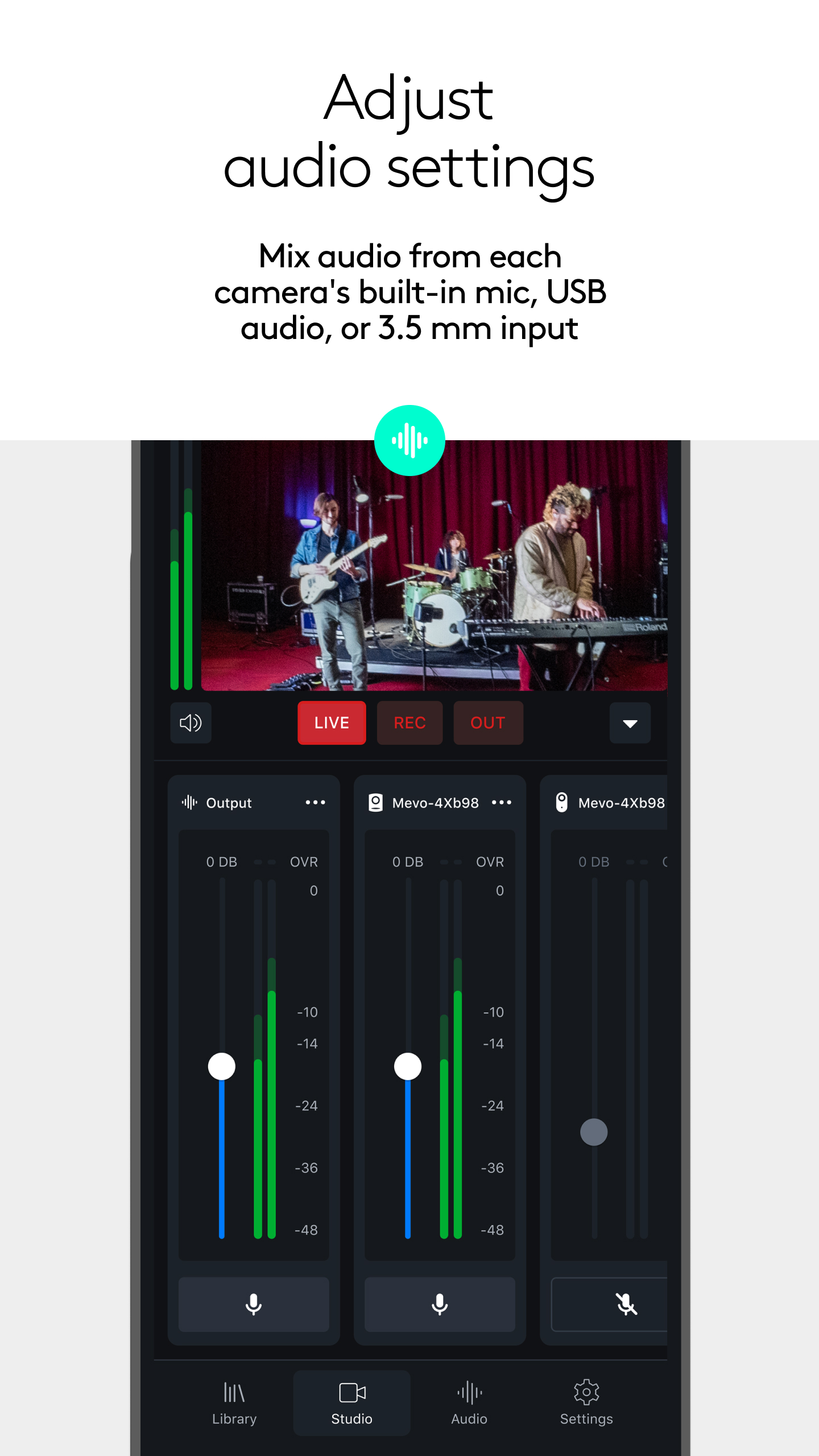 اسکرین شات 6 برنامه Mevo Studio