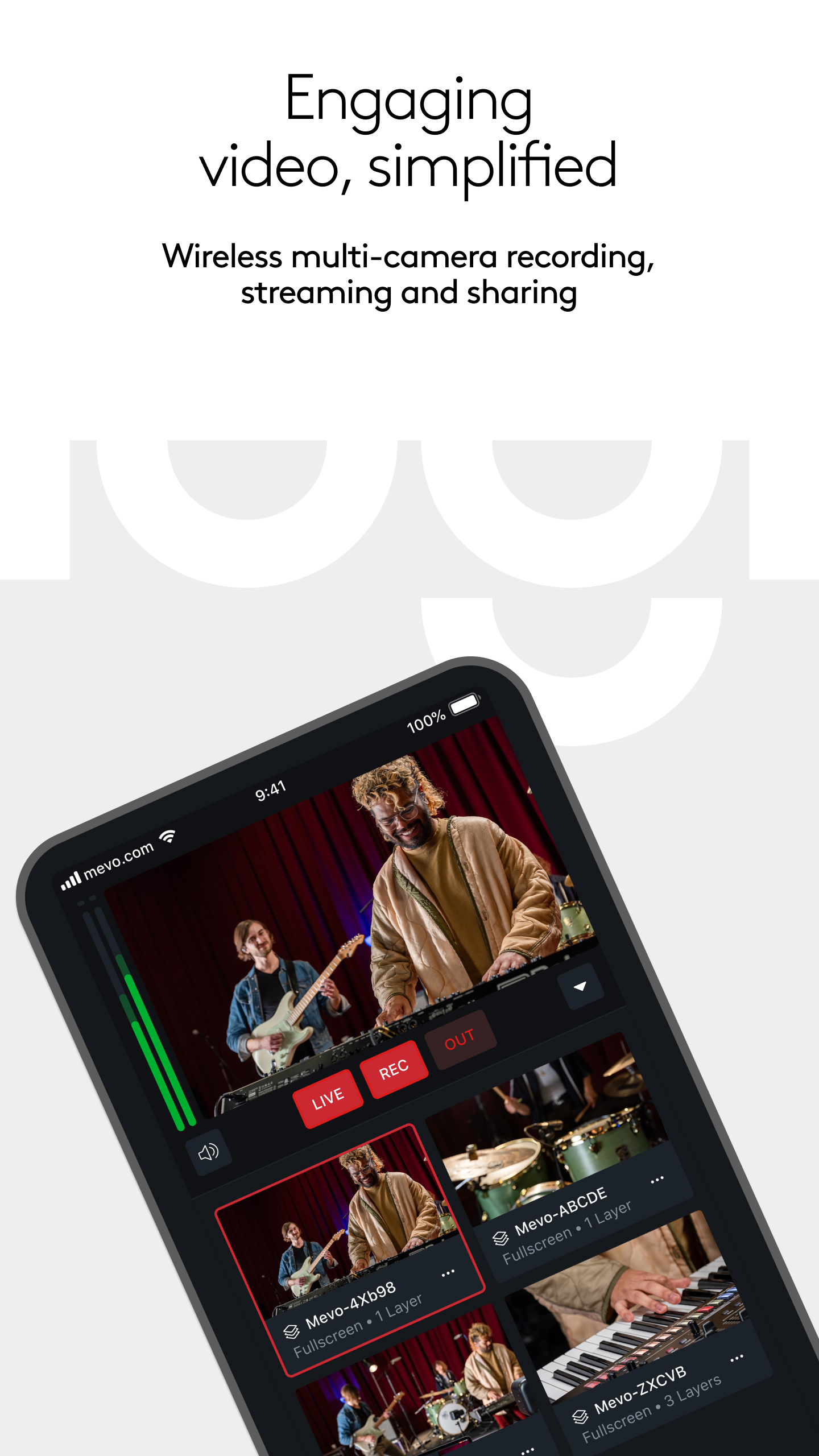 اسکرین شات 1 برنامه Mevo Studio