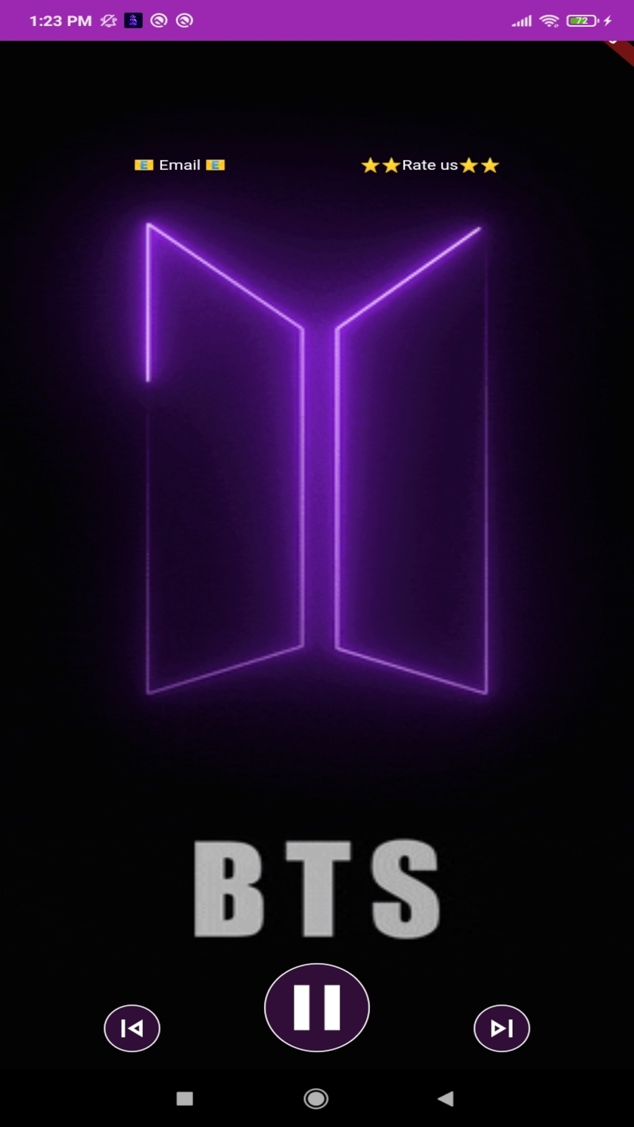 اسکرین شات 1 برنامه آهنگ های BTS بی تی اس