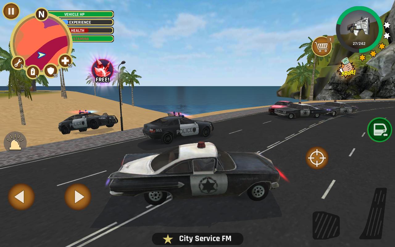 اسکرین شات 3 بازی Miami Crime Police
