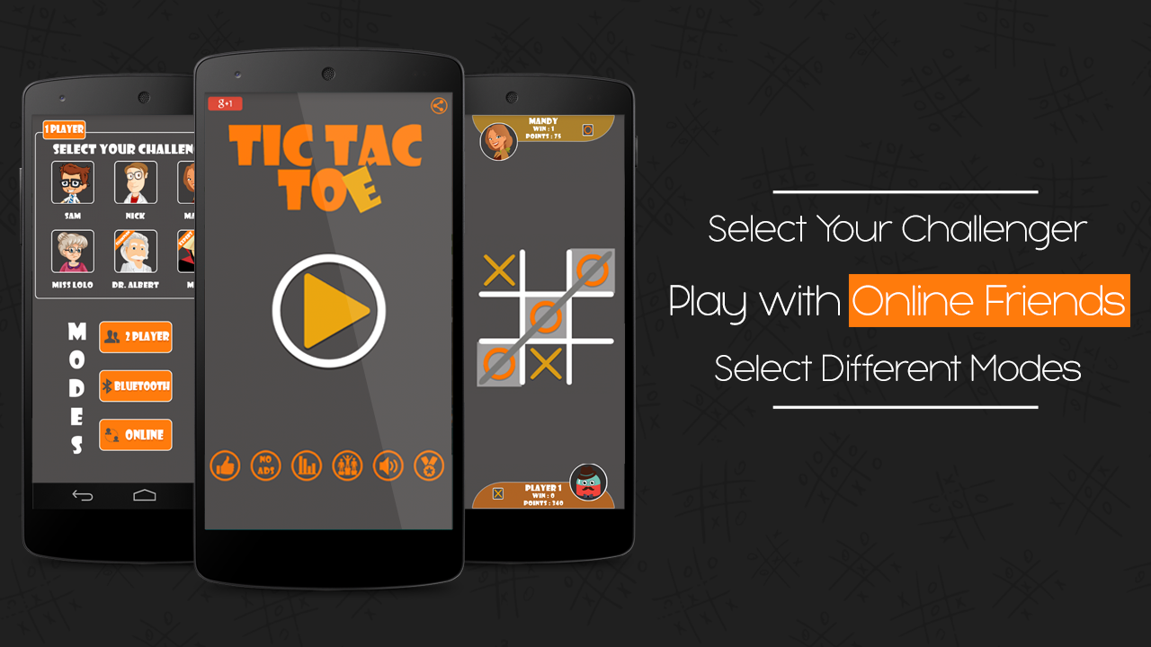 اسکرین شات 2 بازی Tic tac toe multiplayer game