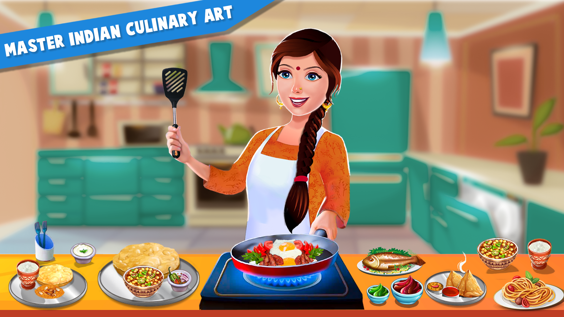اسکرین شات 1 بازی Indian Kitchen Cooking Games