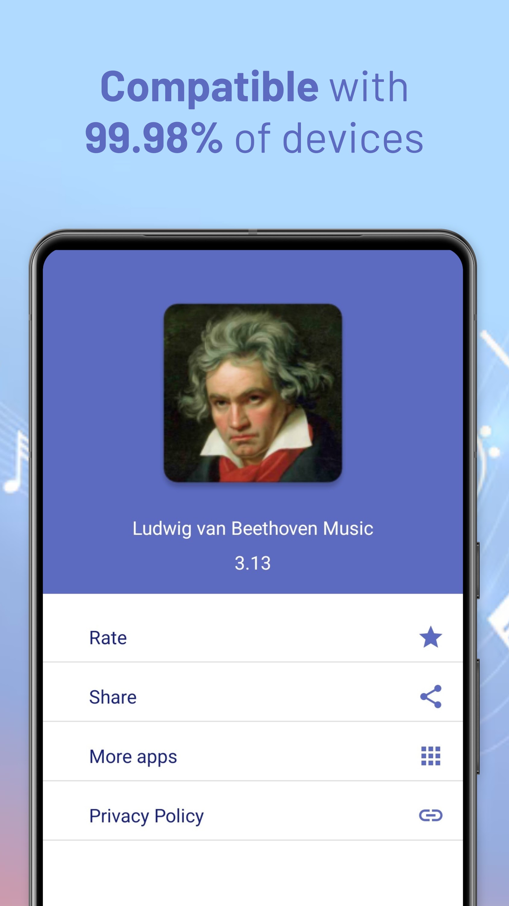 اسکرین شات 4 برنامه Ludwig van Beethoven Music