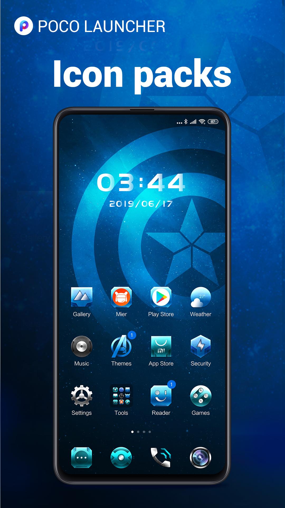 اسکرین شات 4 برنامه POCO Launcher 2.0 - Customize,