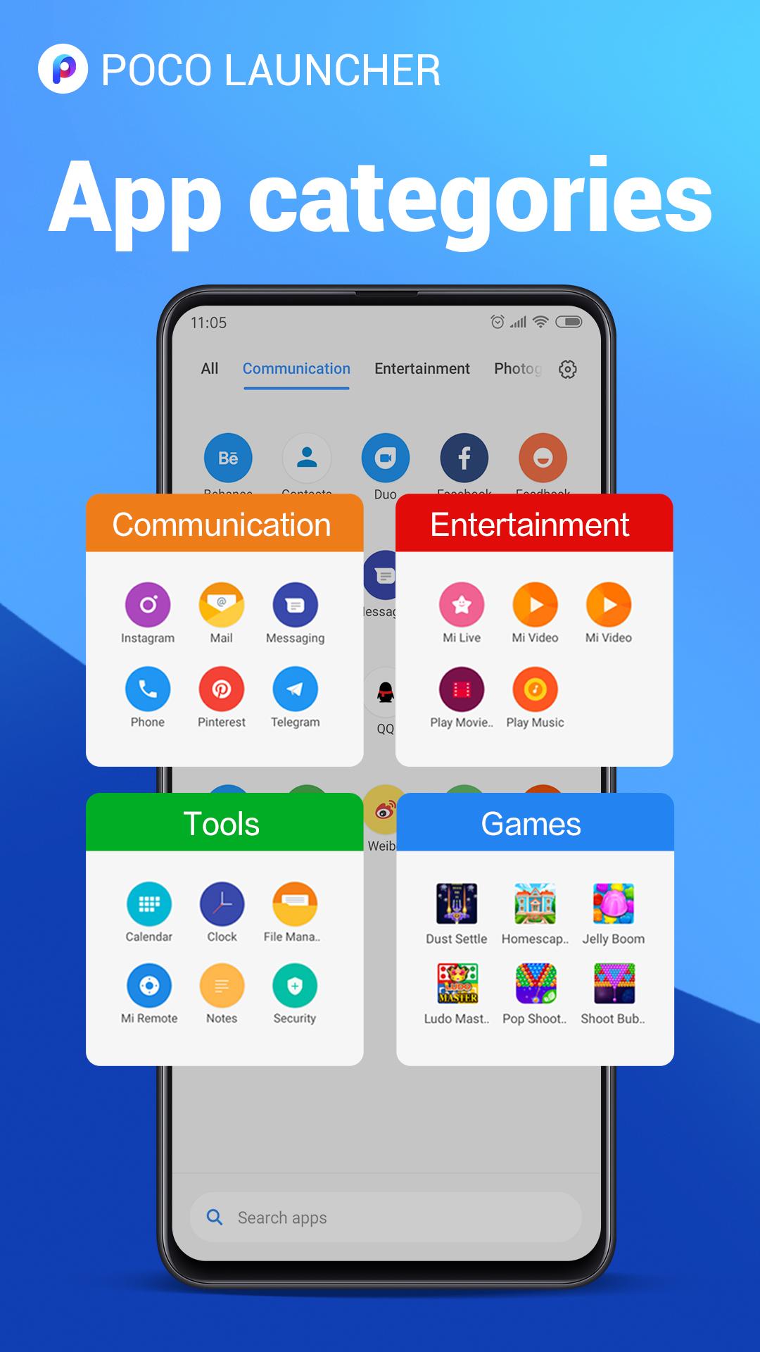 اسکرین شات 6 برنامه POCO Launcher 2.0 - Customize,