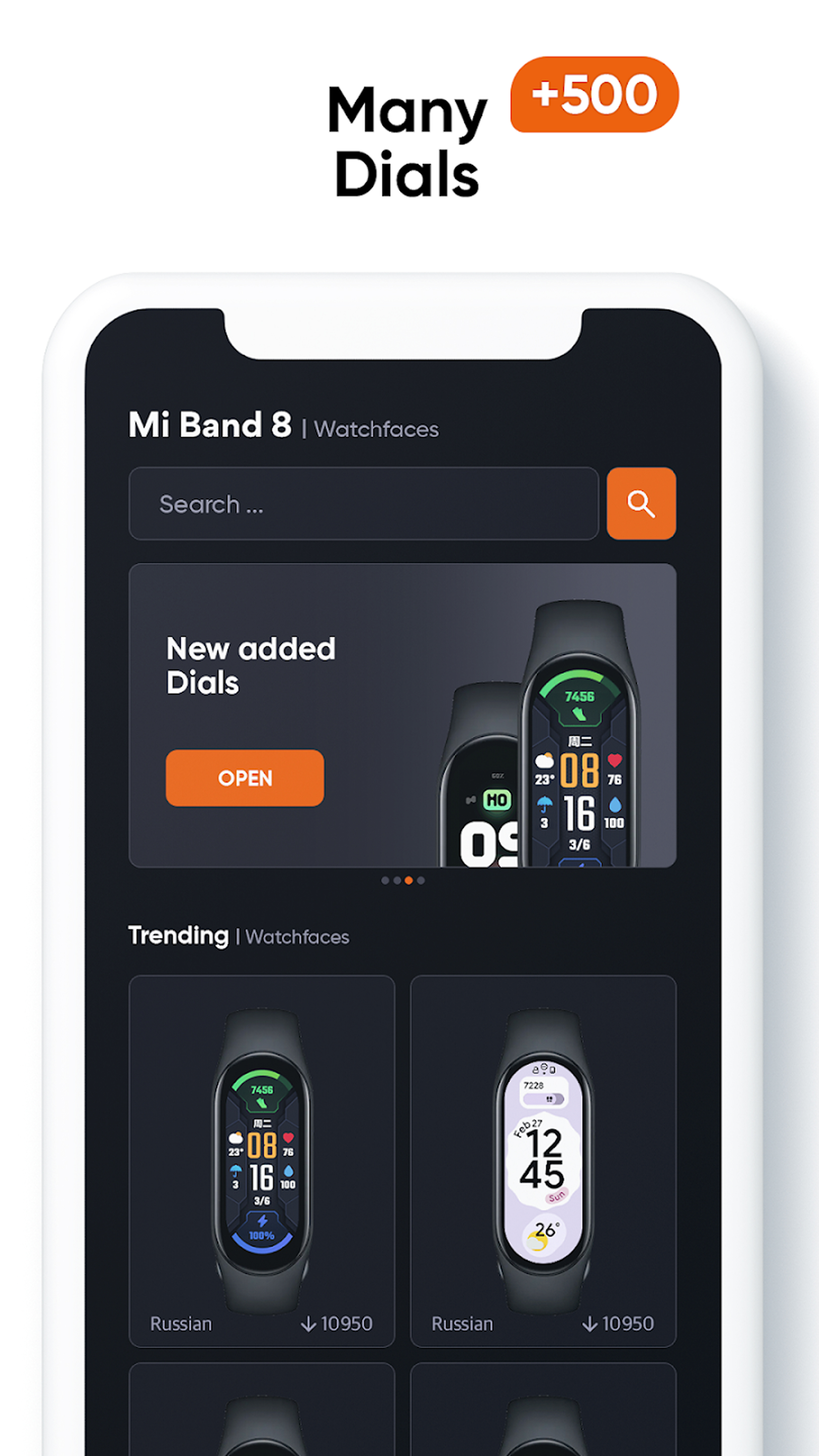 اسکرین شات 2 برنامه Mi Band 8 Watch Faces