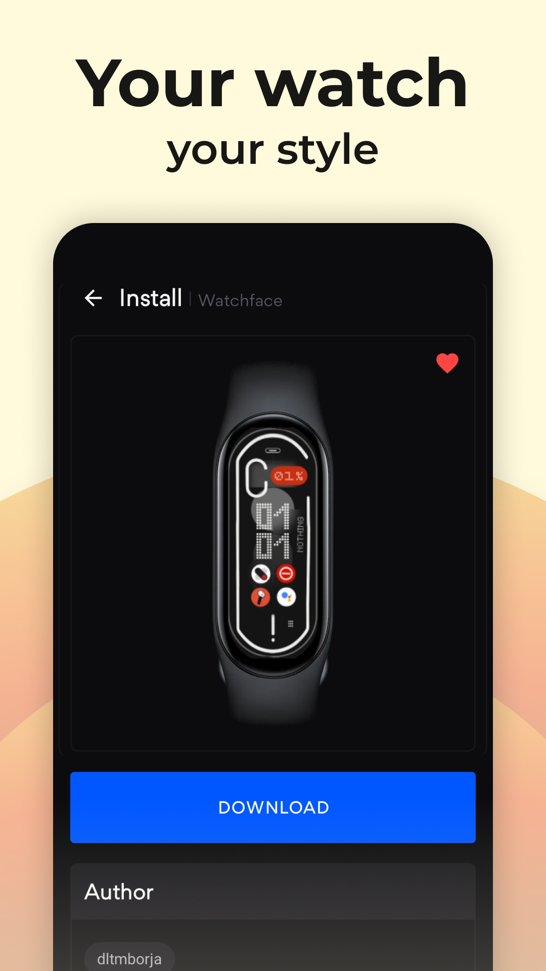اسکرین شات 4 برنامه Mi Band 9 Watch Faces